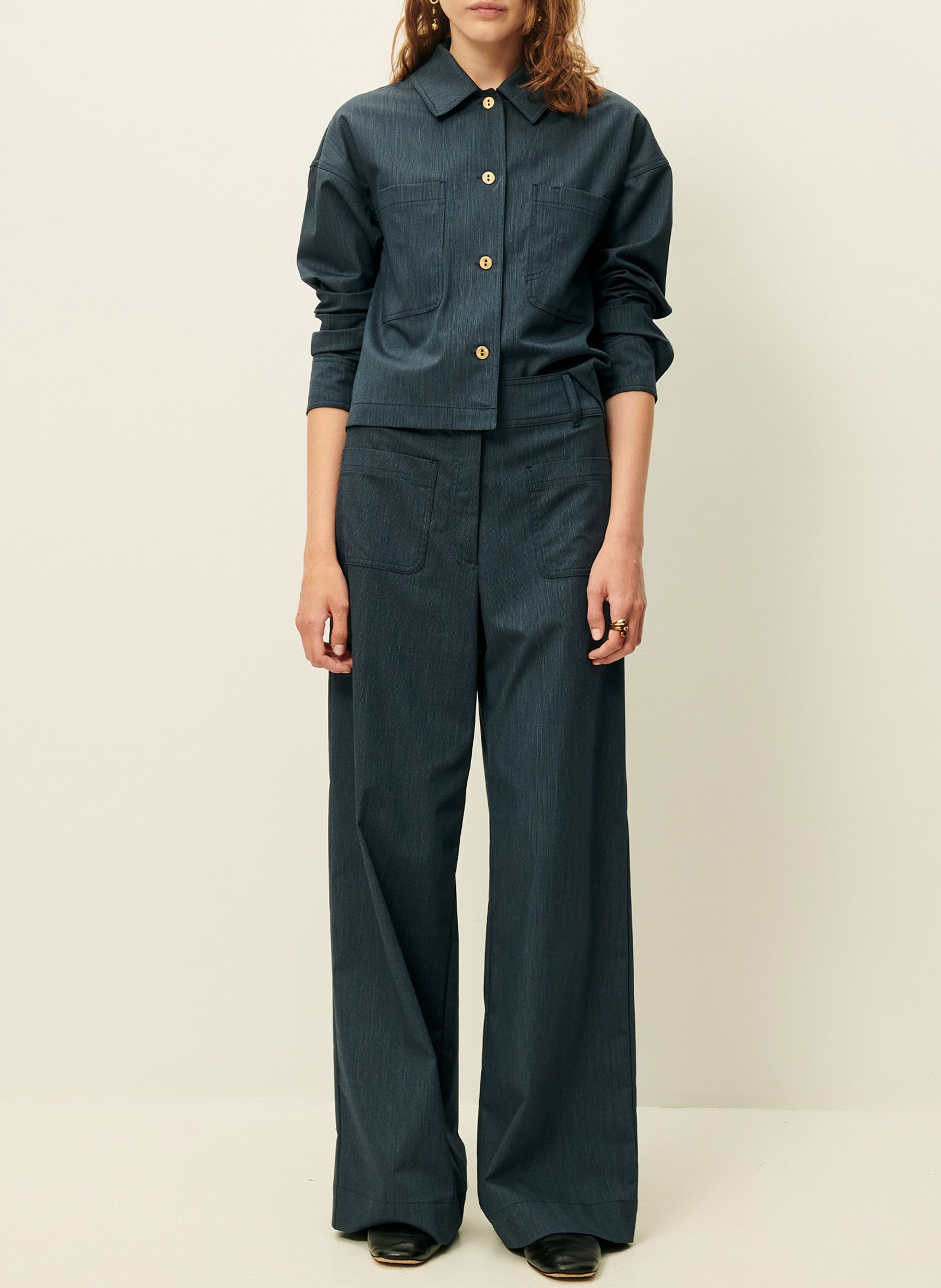 Chemise col classique SESSUN Blue