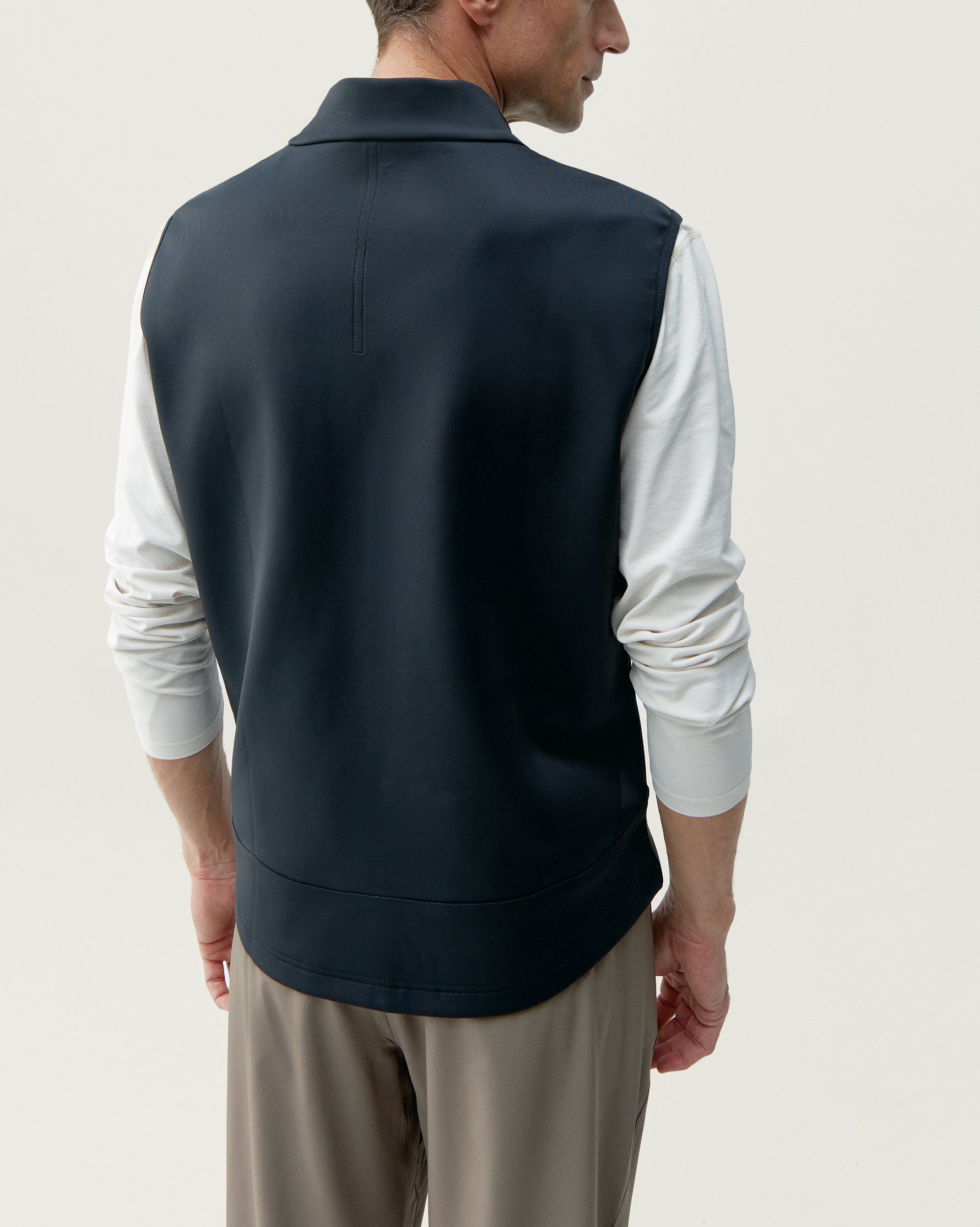 Zip-up performance athleisure sports jacket BORN LIVING YOGA Black