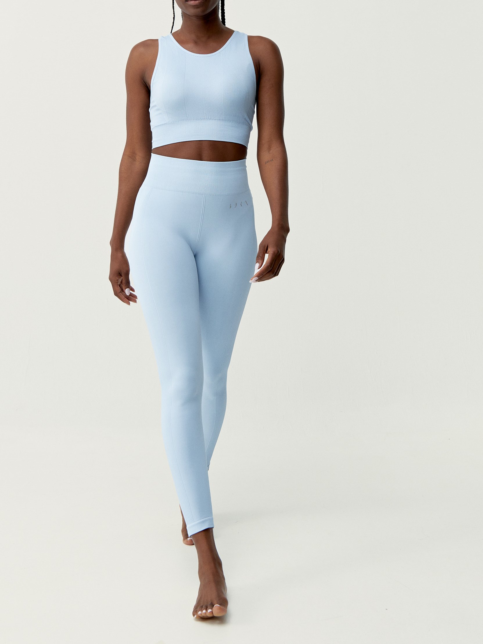 Seamless High Support Sports Bra BORN LIVING YOGA Blue