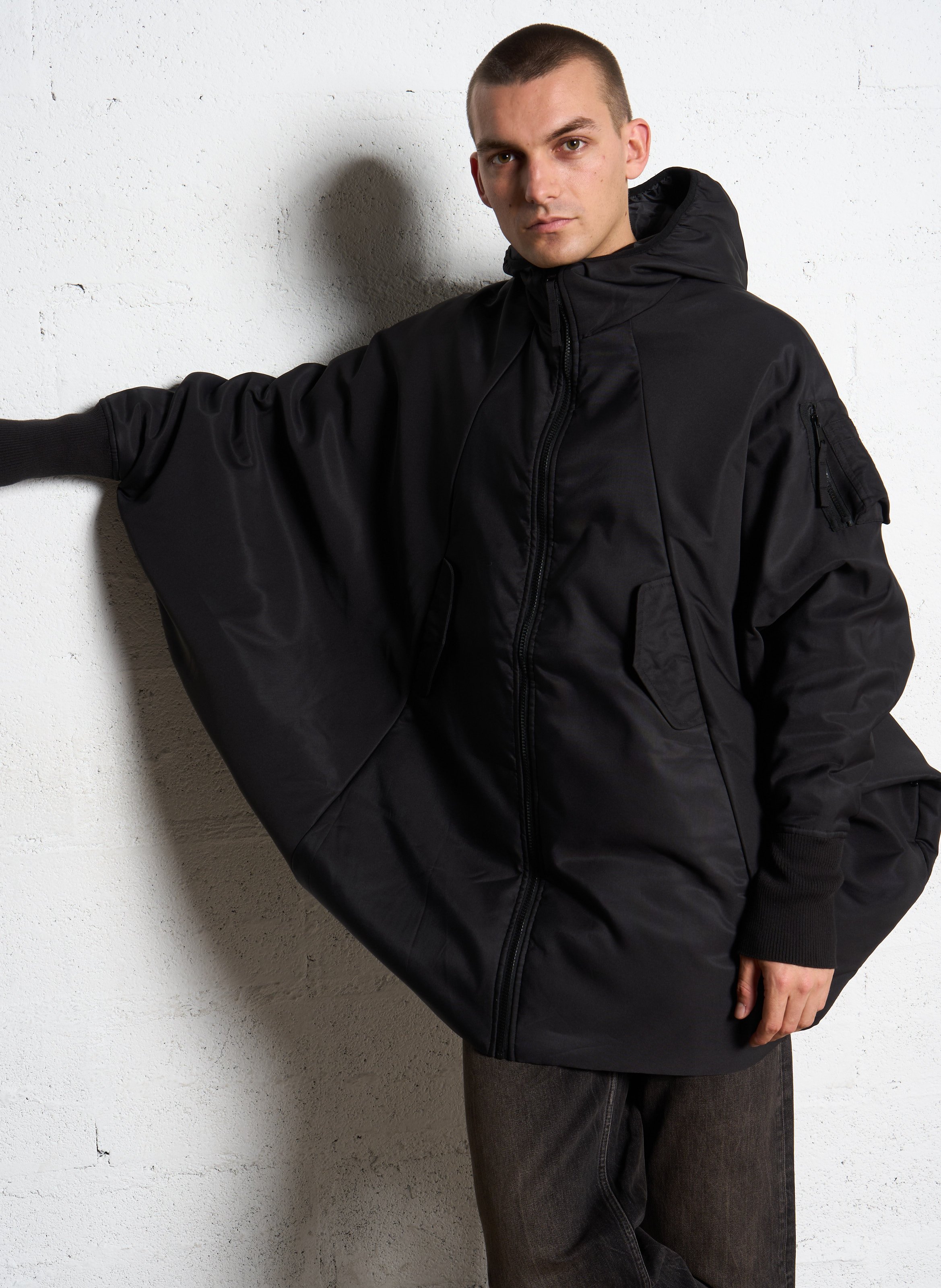 Veste zippée chauve-souris BOMBERS ORIGINAL Noir