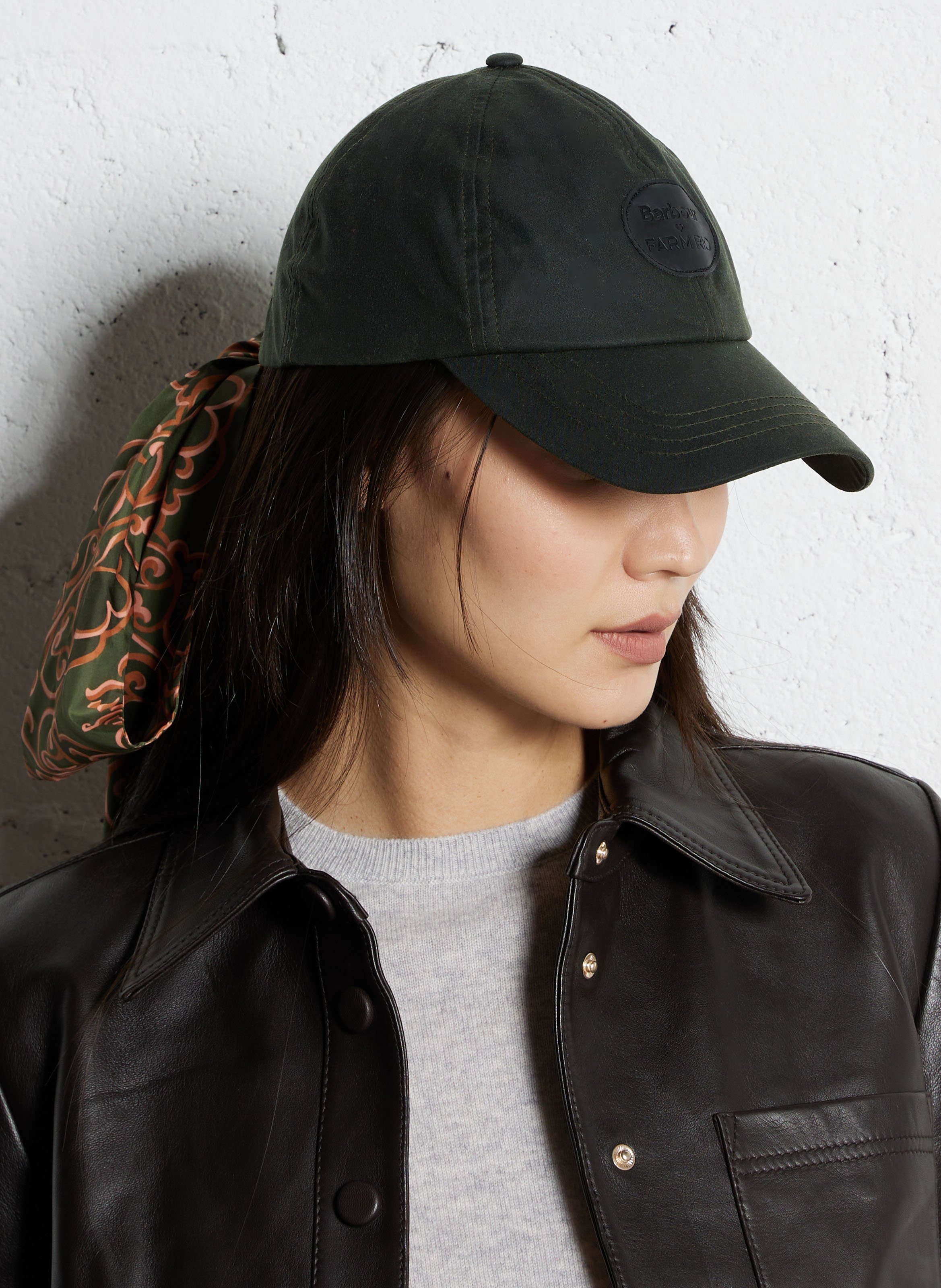 Casquette en coton BARBOUR Vert