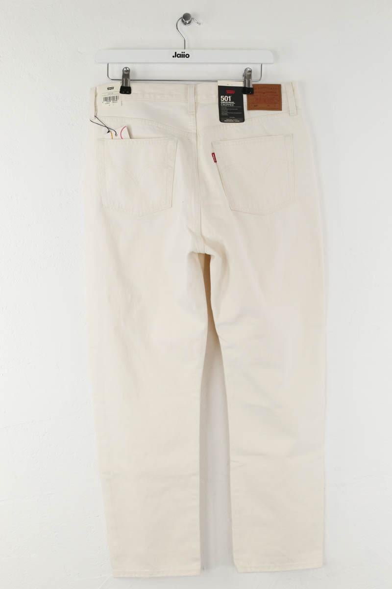501 straight jeans LEVI'S - Seconde main White