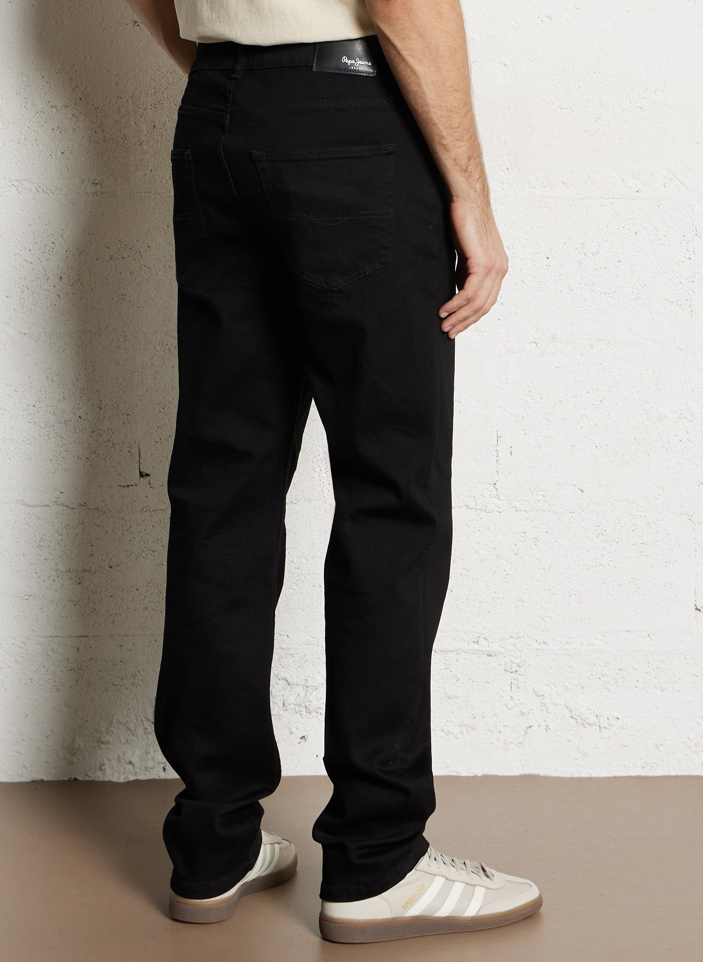 High-rise plain straight jeans PEPE JEANS Blue