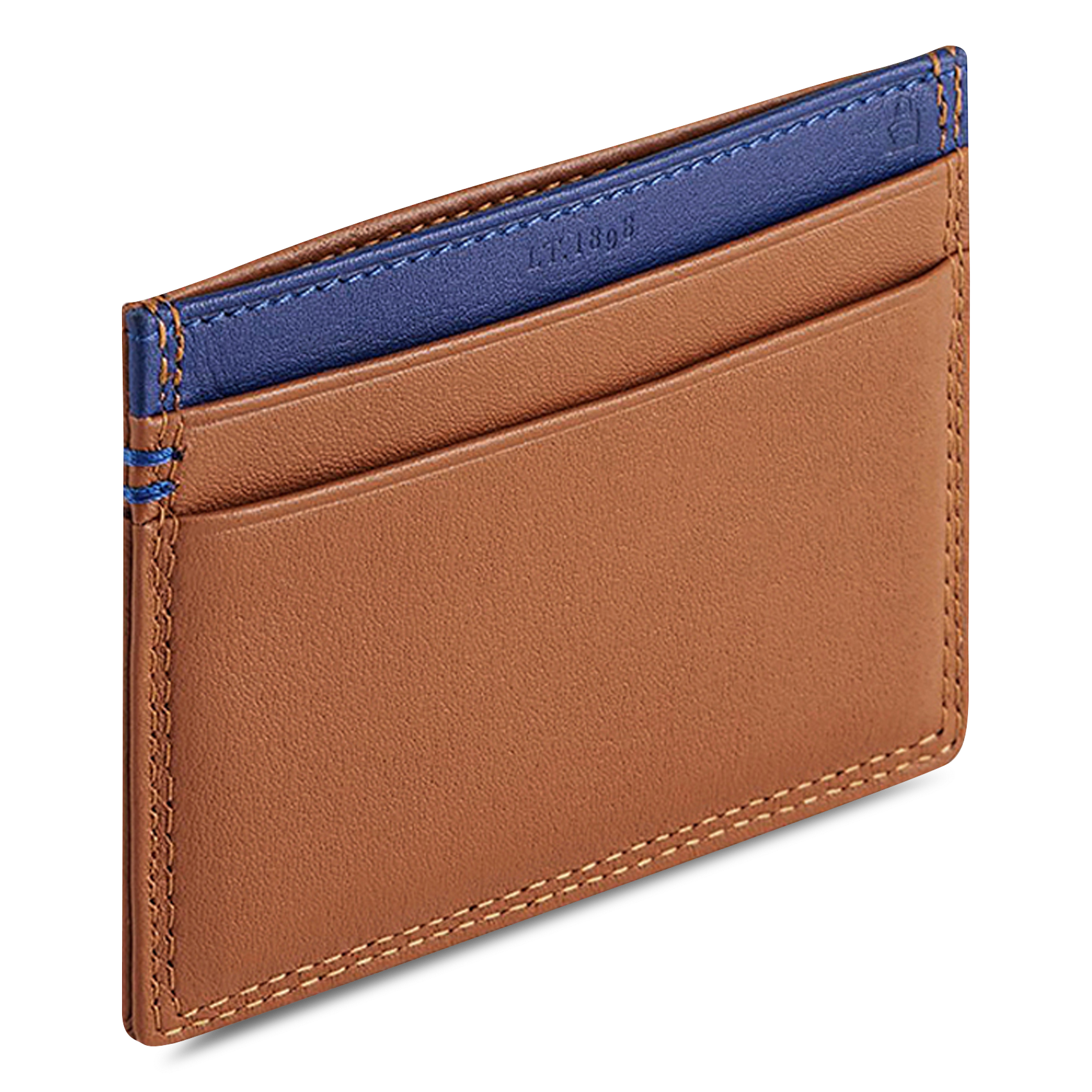 - 100 % Leder, - 6 Kartenschlitze, - 1 zentrale Tasche, - Maße: B10 x H7 cm. LE TANNEUR Braun