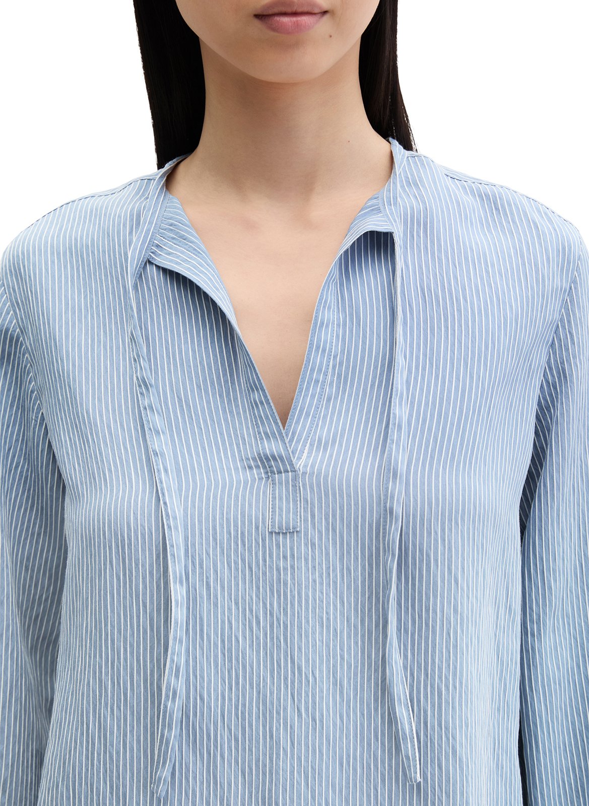 <p>Gerader Tunikausschnitt mit Streifen</p> MARC O'POLO Mehrfarbig