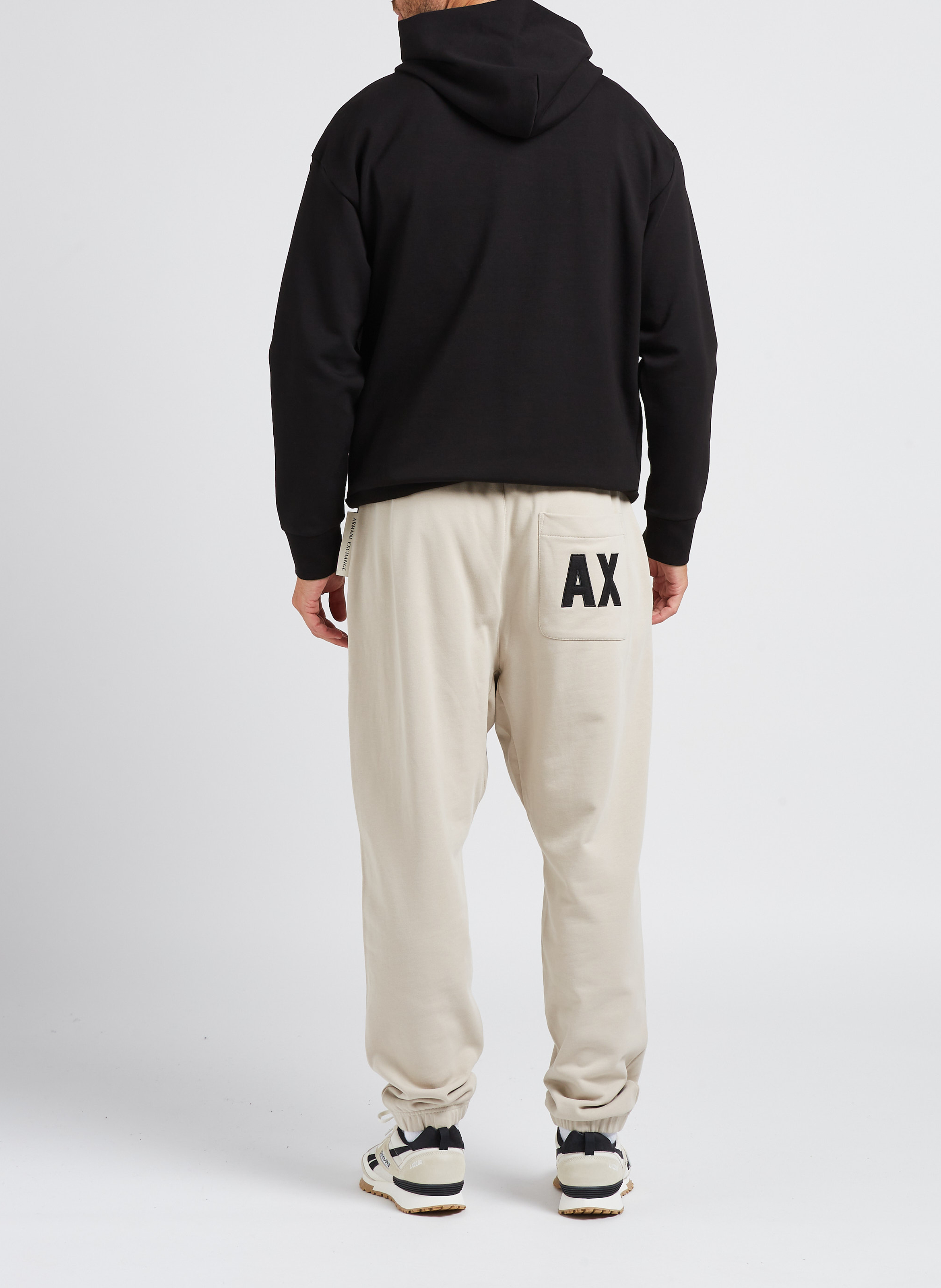 Sweat à capuche loose-fit en coton CALVIN KLEIN Noir