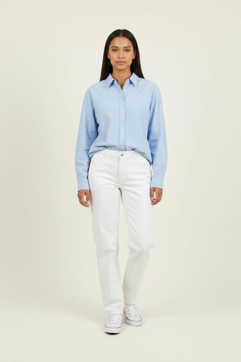 Cropped slim jeans with studs CARHARTT - SECONDE MAIN Beige