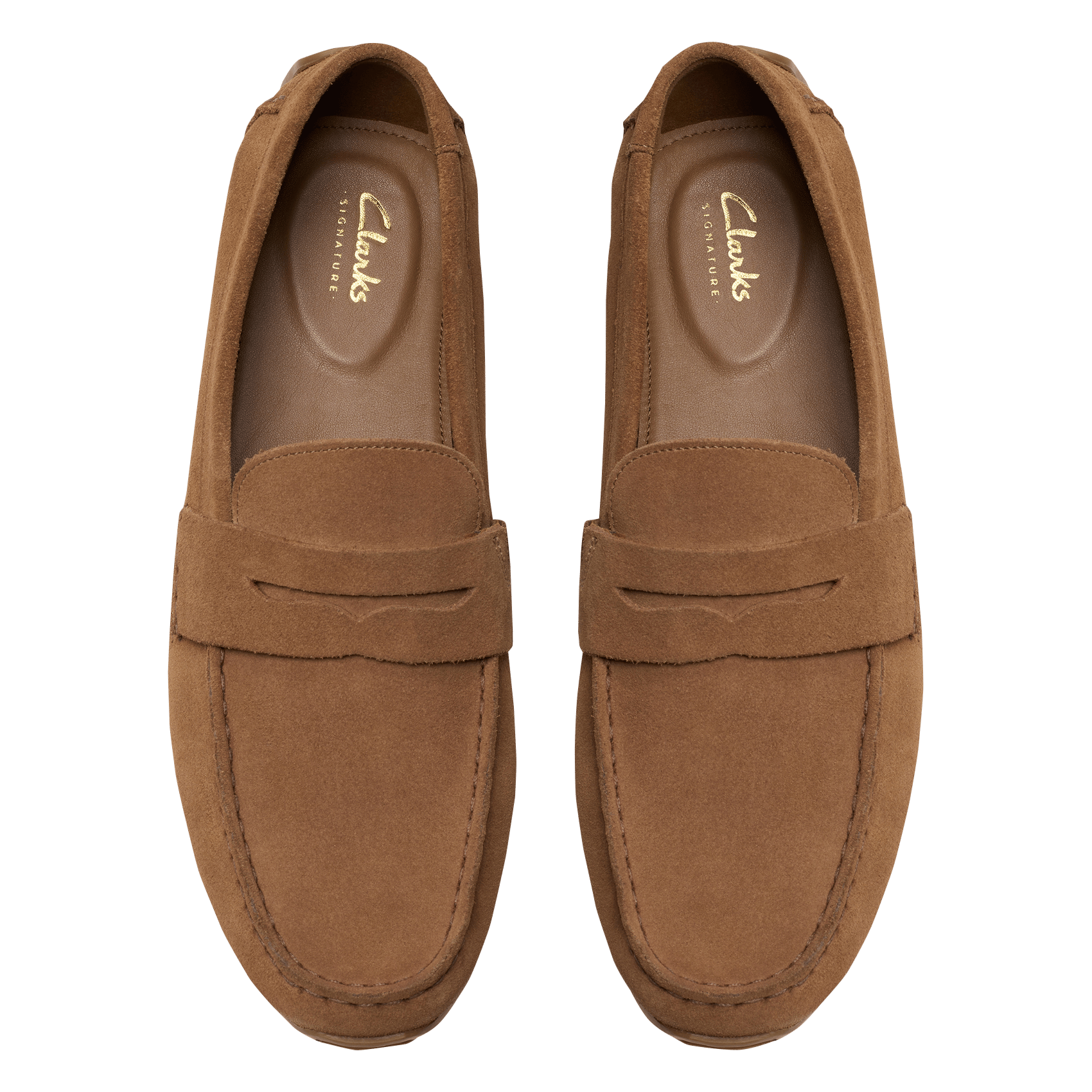 Mocassini in pelle CLARKS Marrone