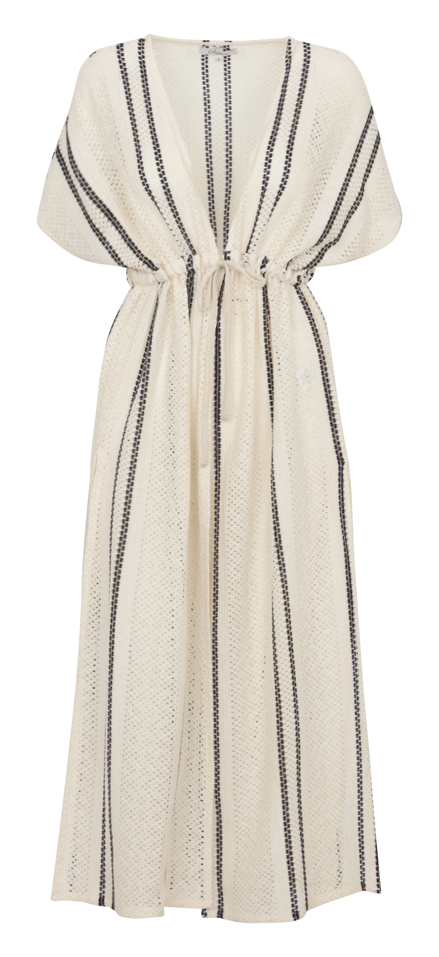 Badeanzugabdeckung mit Streifen LIVIA Beige