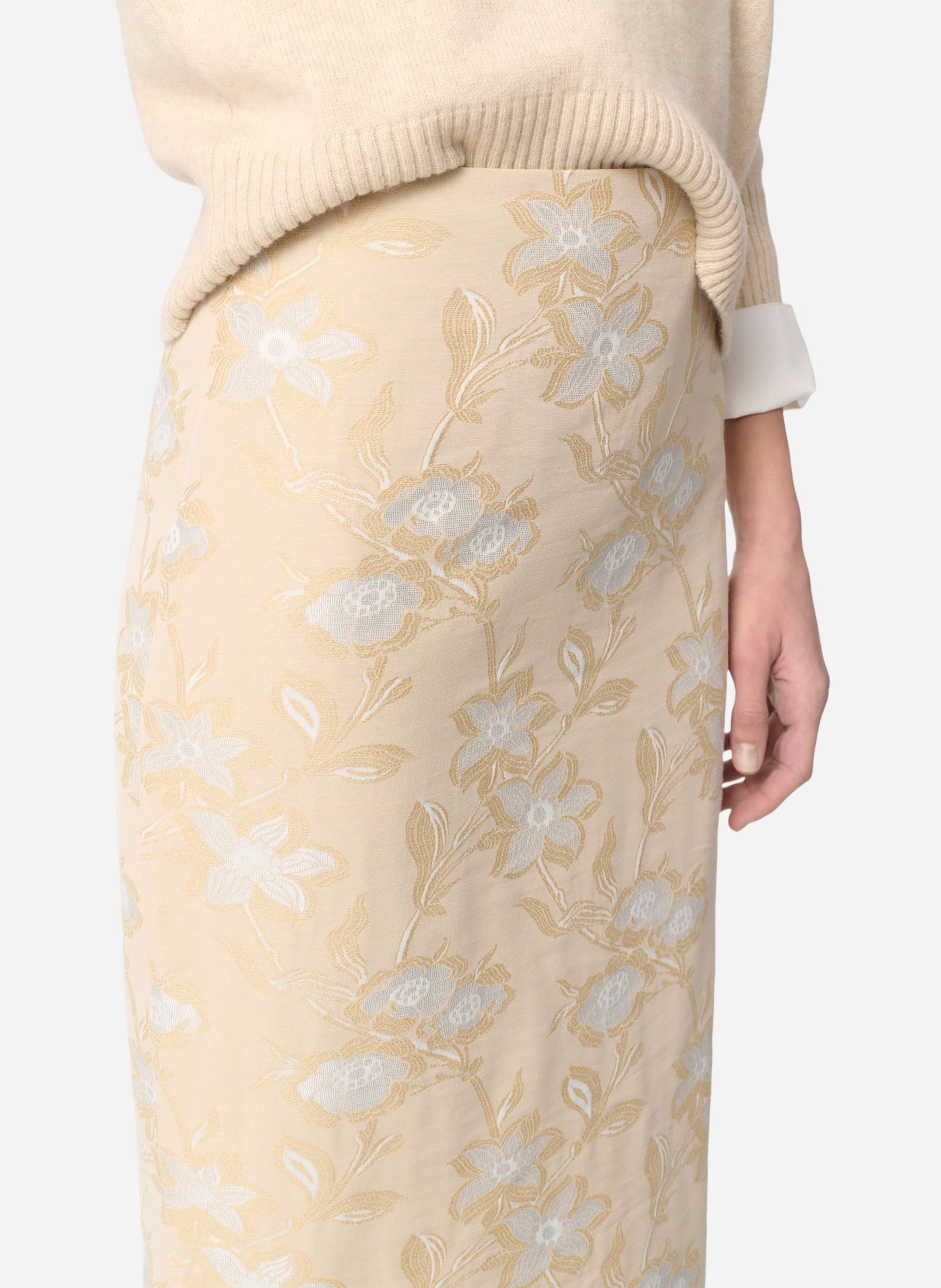 Falda de tubo VANESSA BRUNO Beige