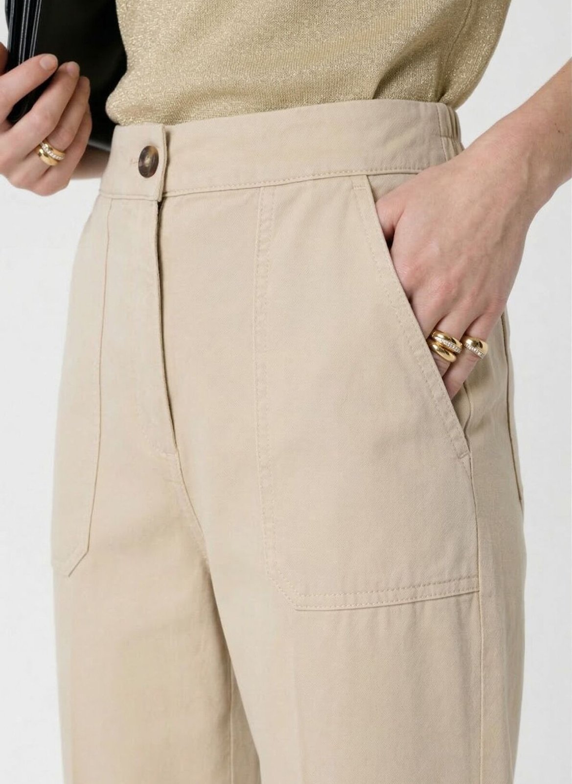 Carrot trousers GERARD DAREL Beige