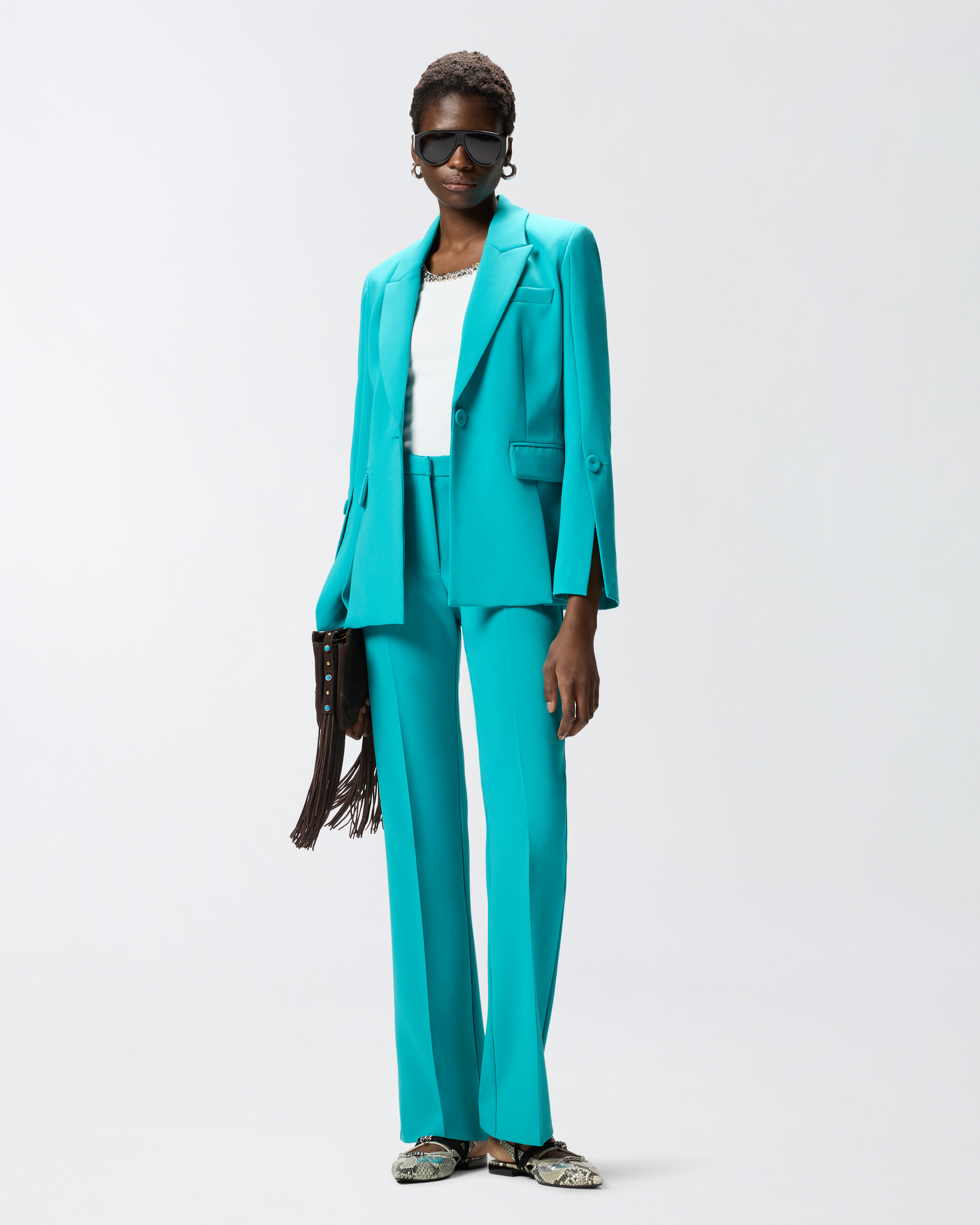 Technical fabric jacket Green