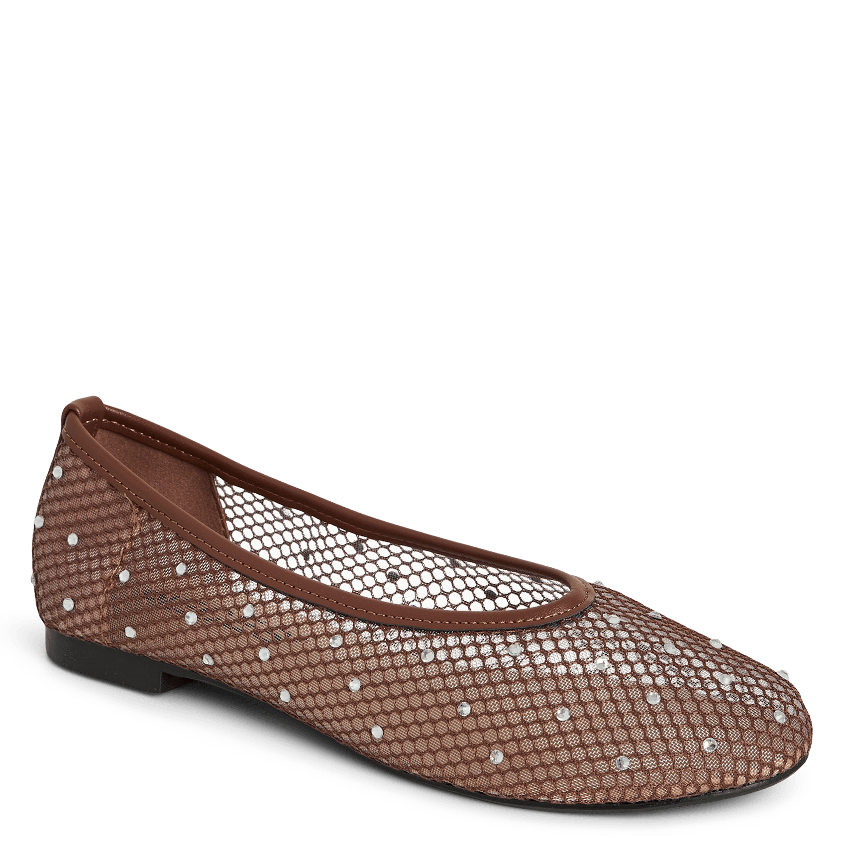 Ballerines en mesh PIECES Marron