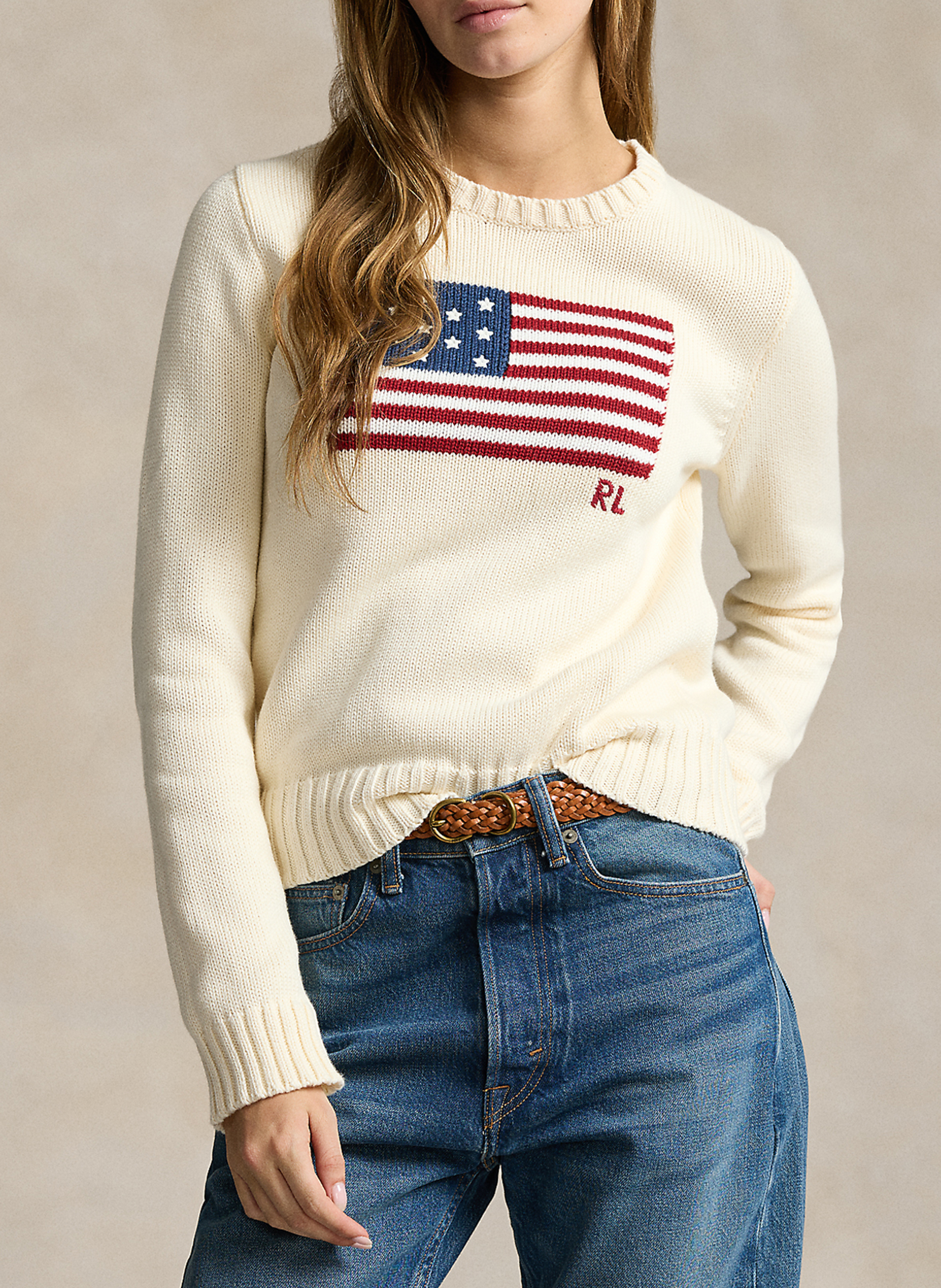 Baumwollpullover POLO RALPH LAUREN Beige