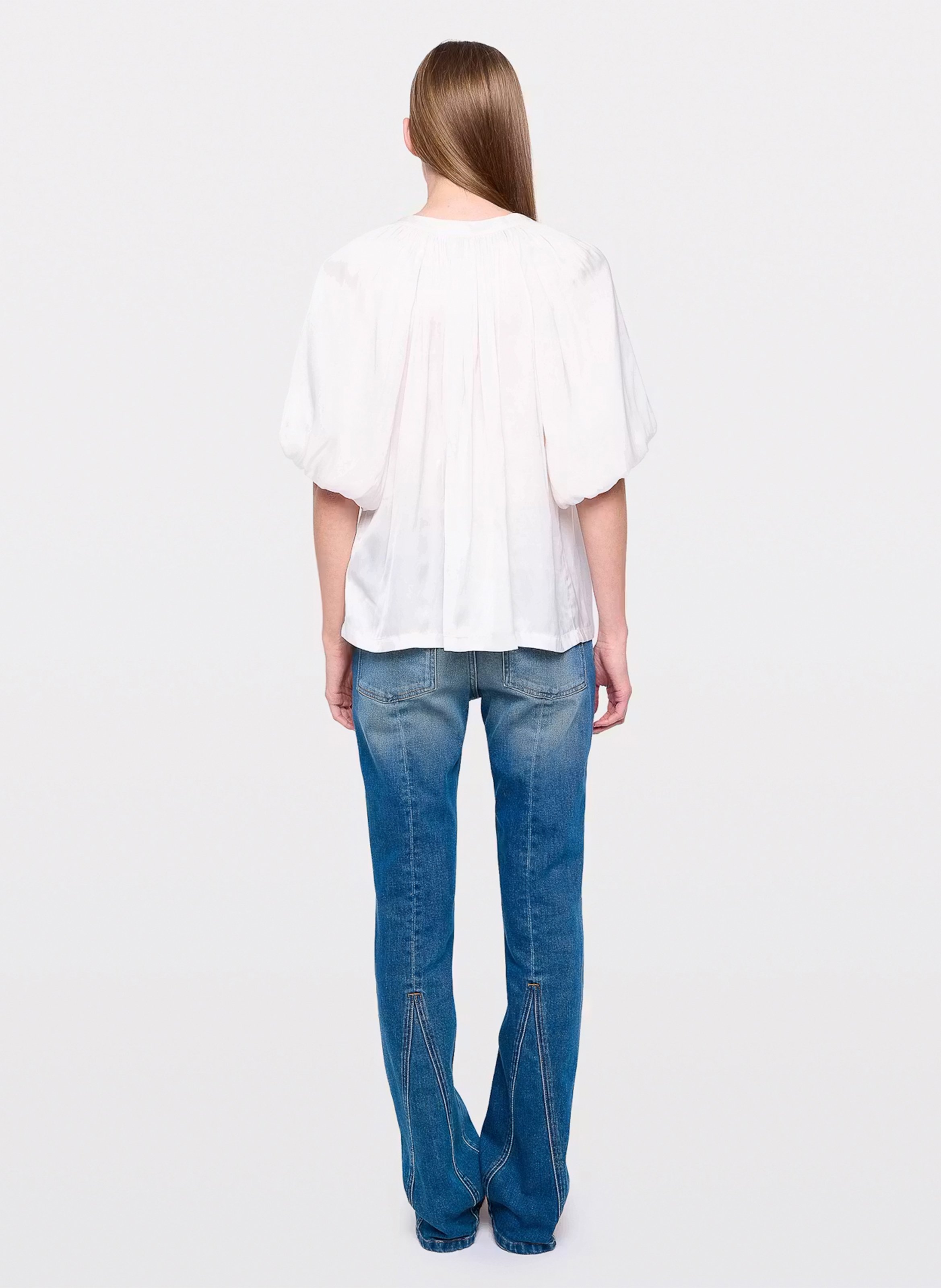 Blouse ample encolure V ZADIG&VOLTAIRE Blanc
