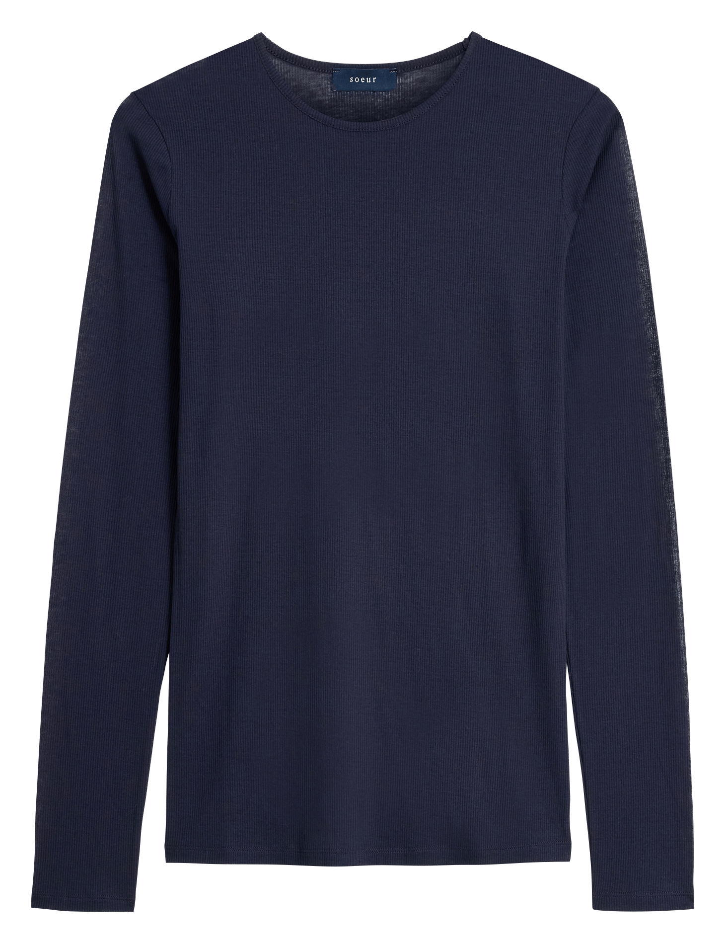 Tee-shirt près du corps en coton bio SOEUR Violet