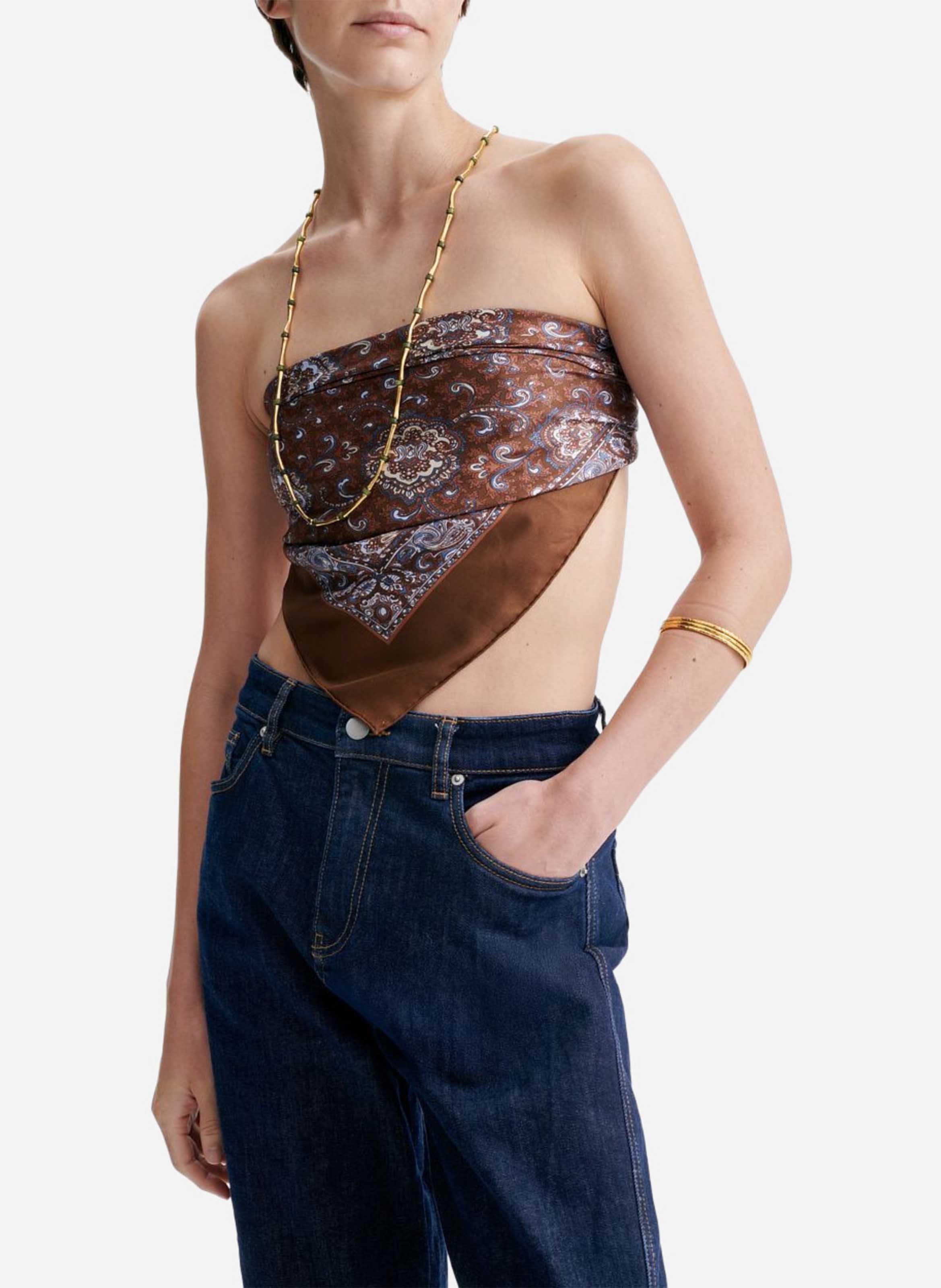 Foulard en soie | Marron VANESSA BRUNO Femme