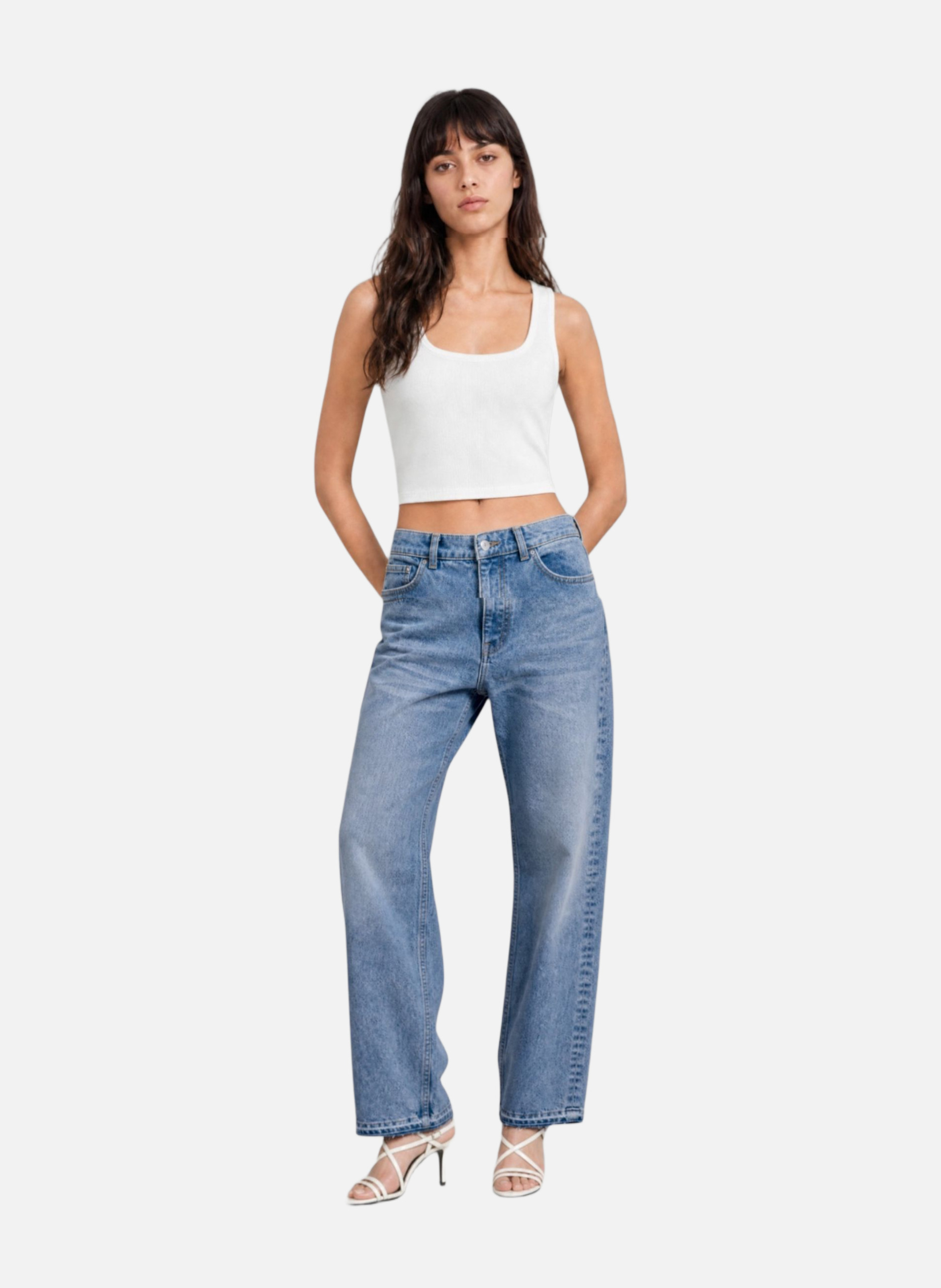Light blue straight leg jeans THE KOOPLES Blue