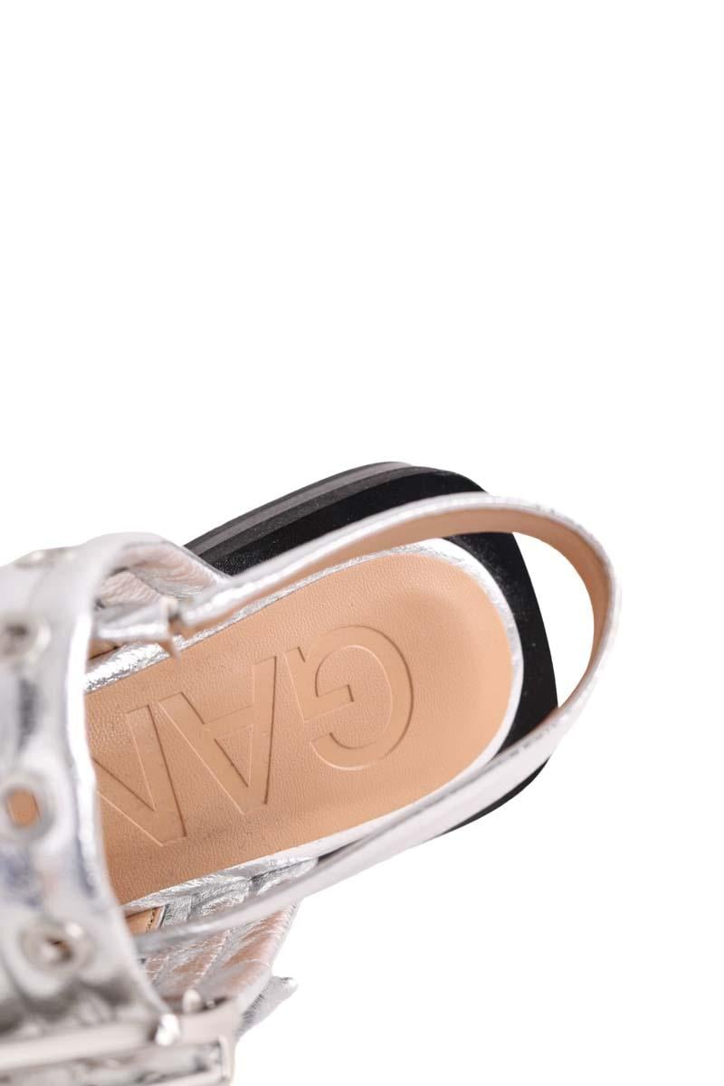 Mules GANNI - Seconde Main Silver