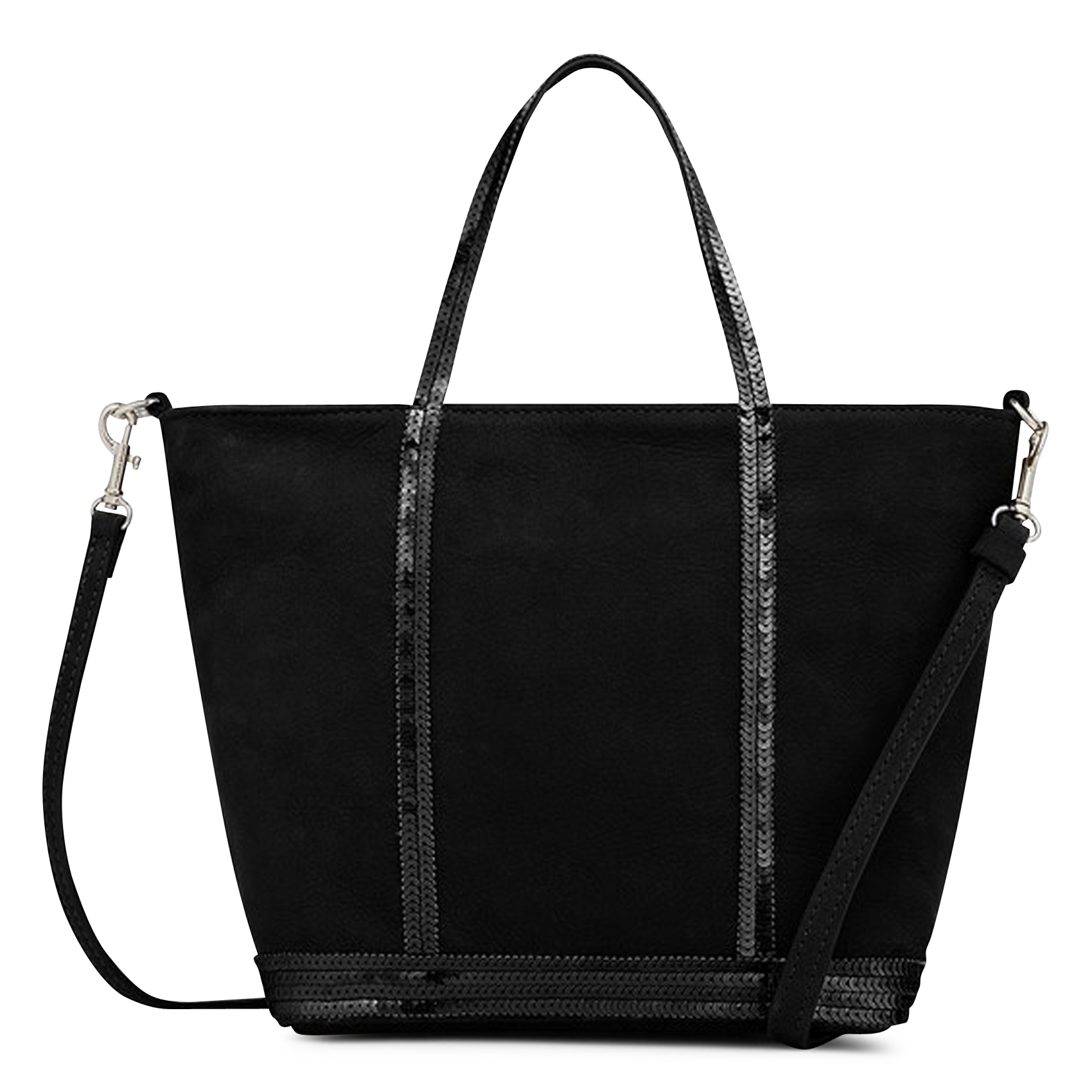 Shopper van leer VANESSA BRUNO Zwart