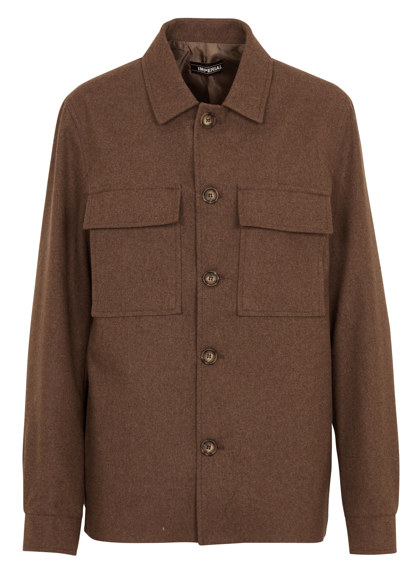 Gerade geschnittenes Overshirt IMPERIAL Braun