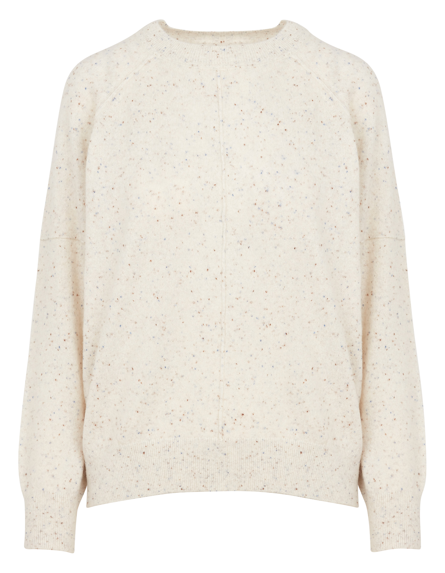 Pull col rond en cachemire MAISON 123 Blanc