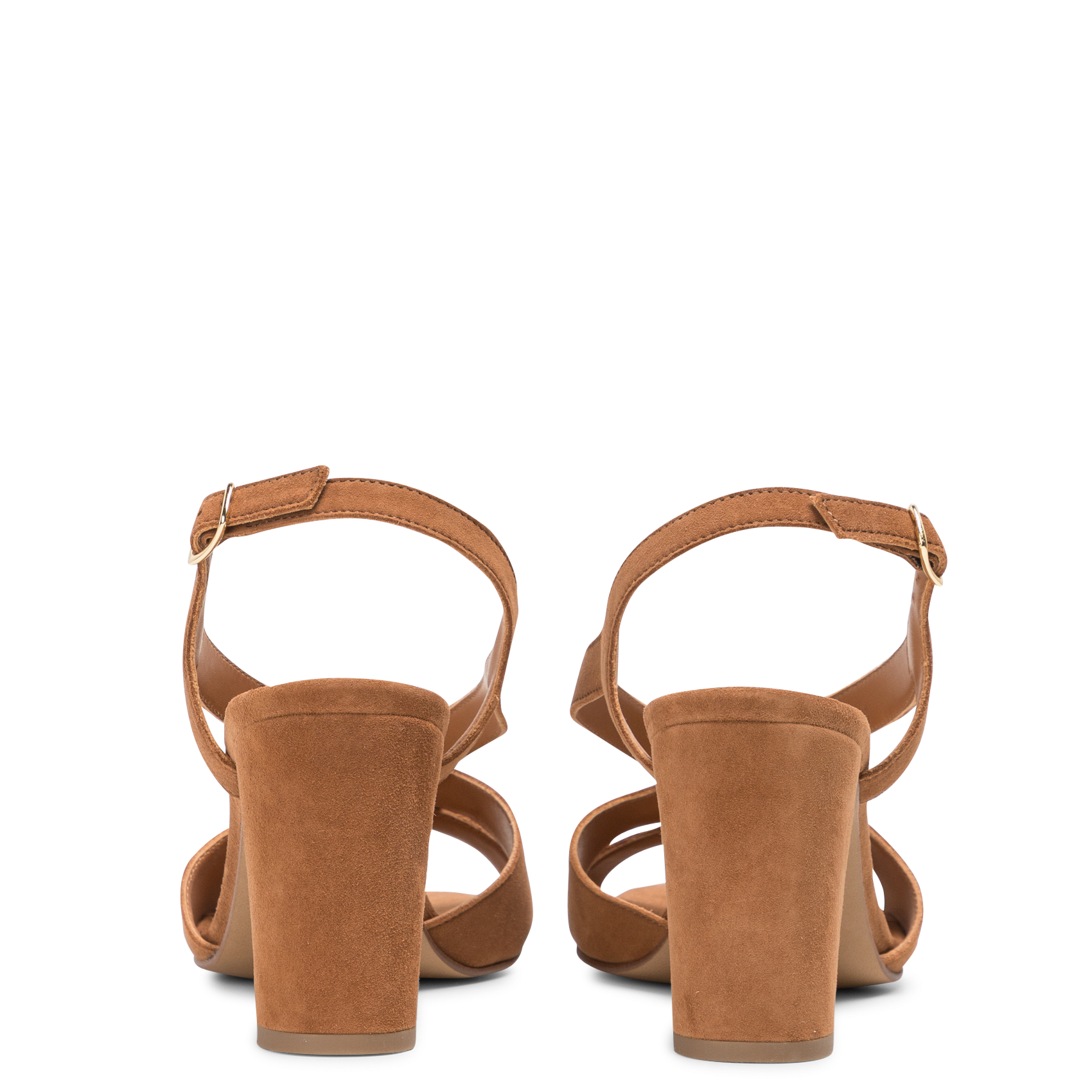 Sandales à talon en cuir MAISON TOUFET Marron