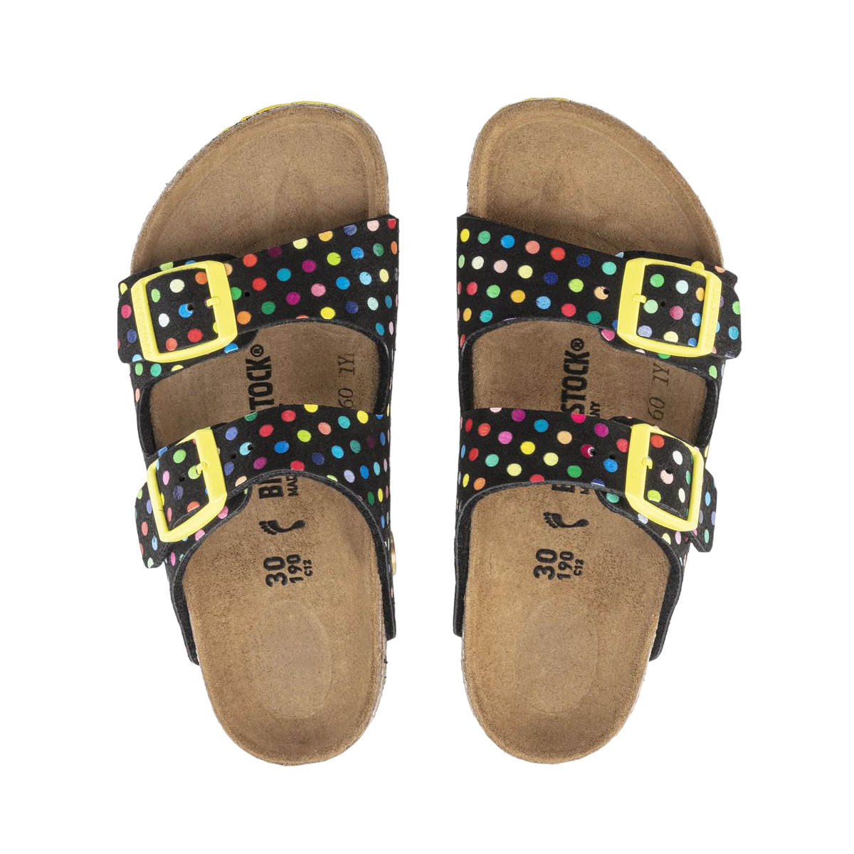 Faux leather sandals BIRKENSTOCK Black