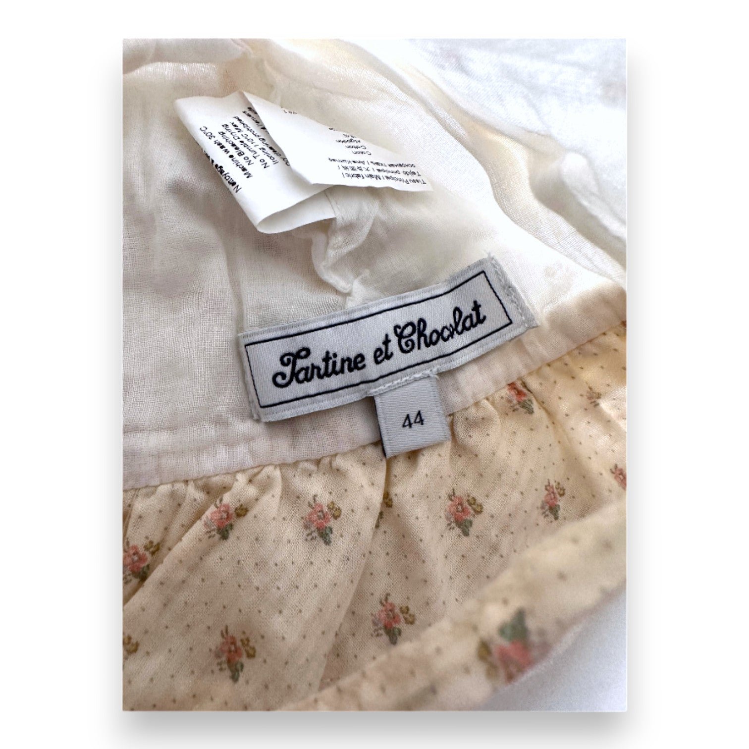 Beige Baby Bodysuit - 3 months TARTINE ET CHOCOLAT - seconde-main Beige