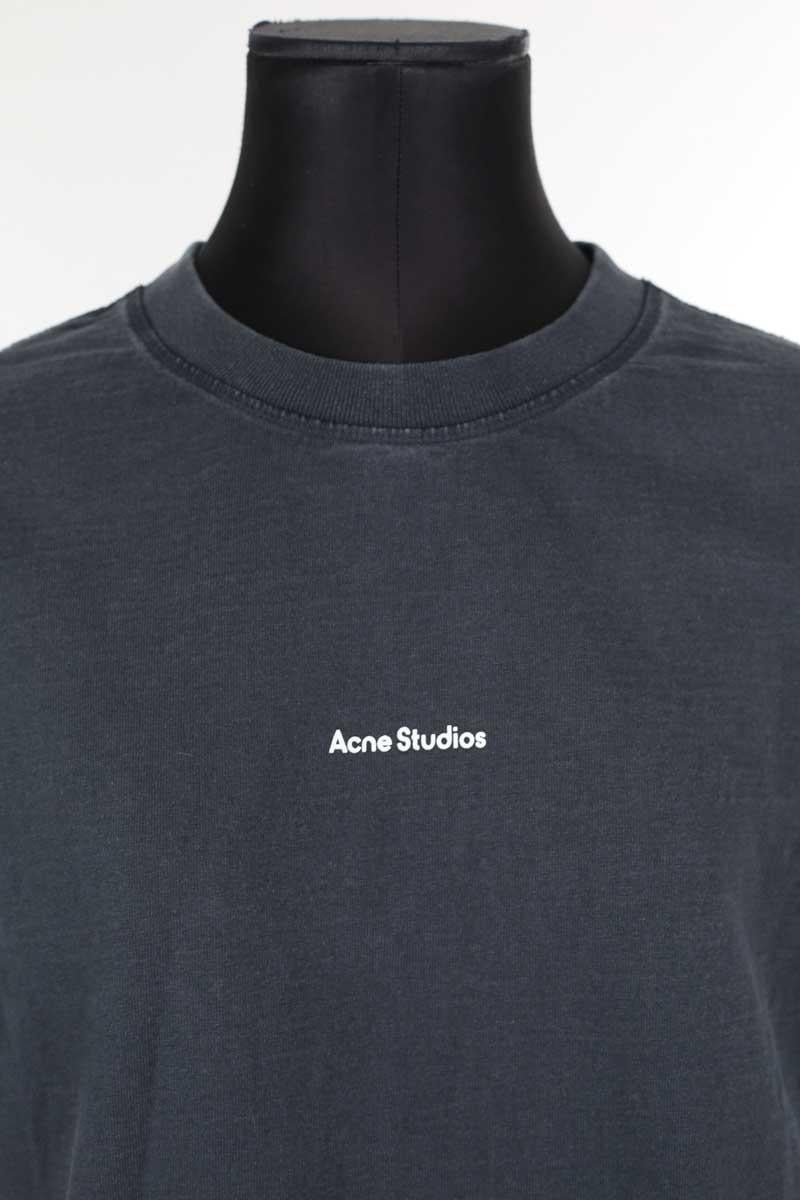 Cotton T-shirt ACNE STUDIOS - Seconde Main Grey