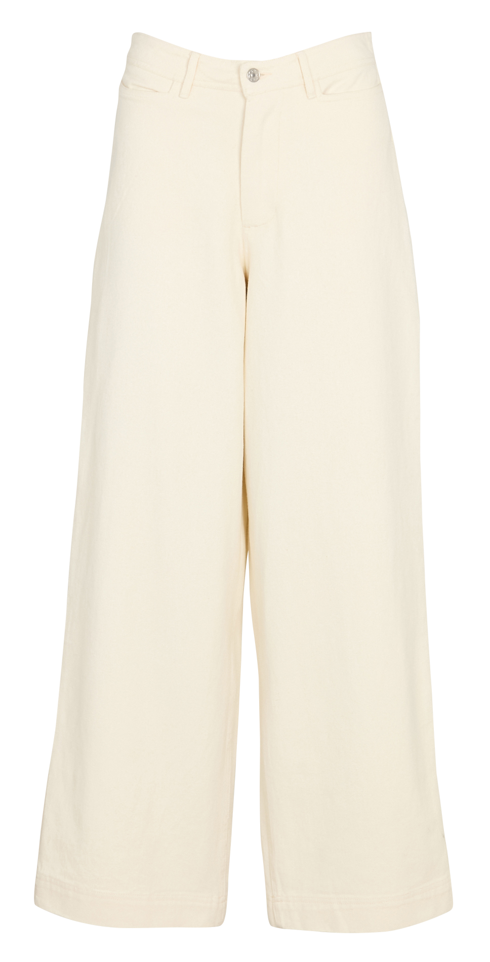 Jean large en coton LOLLYS LAUNDRY Beige