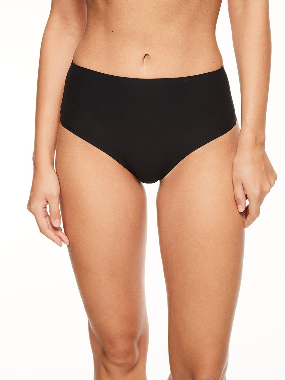 High-waisted G-string CHANTELLE Black