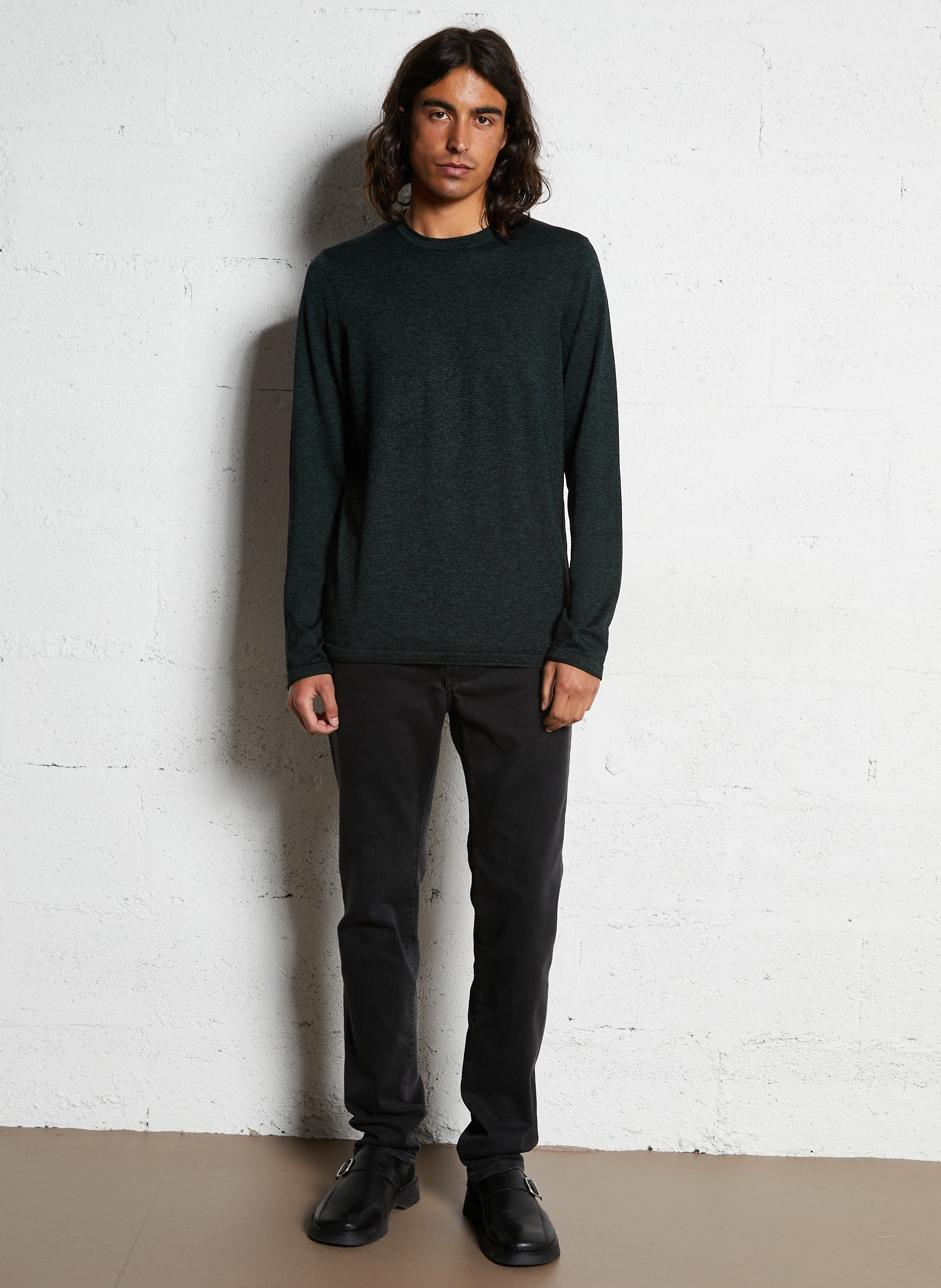 Slim fit jeans effen IKKS Zwart