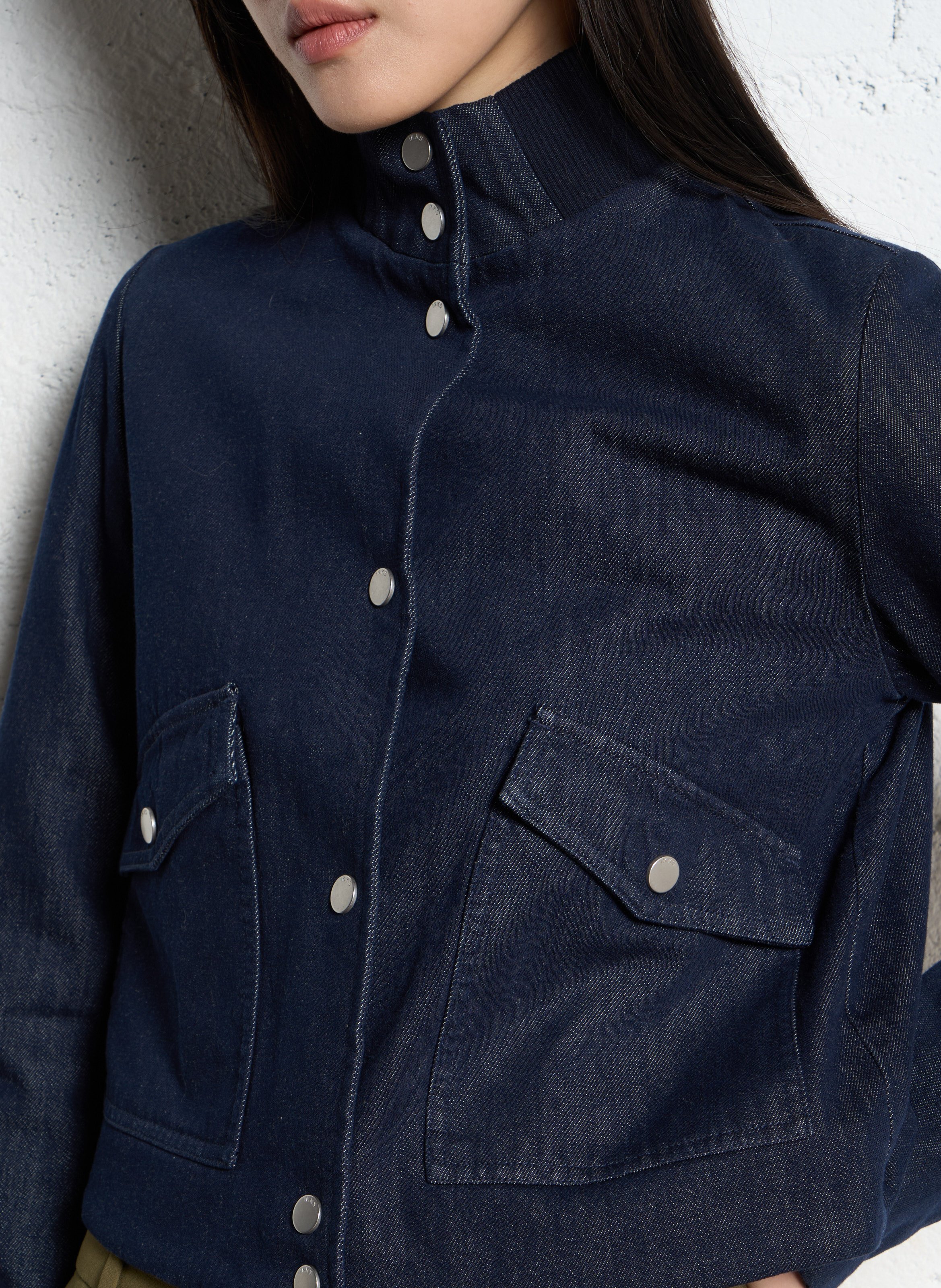 Gerader Blouson aus  IKKS Blau