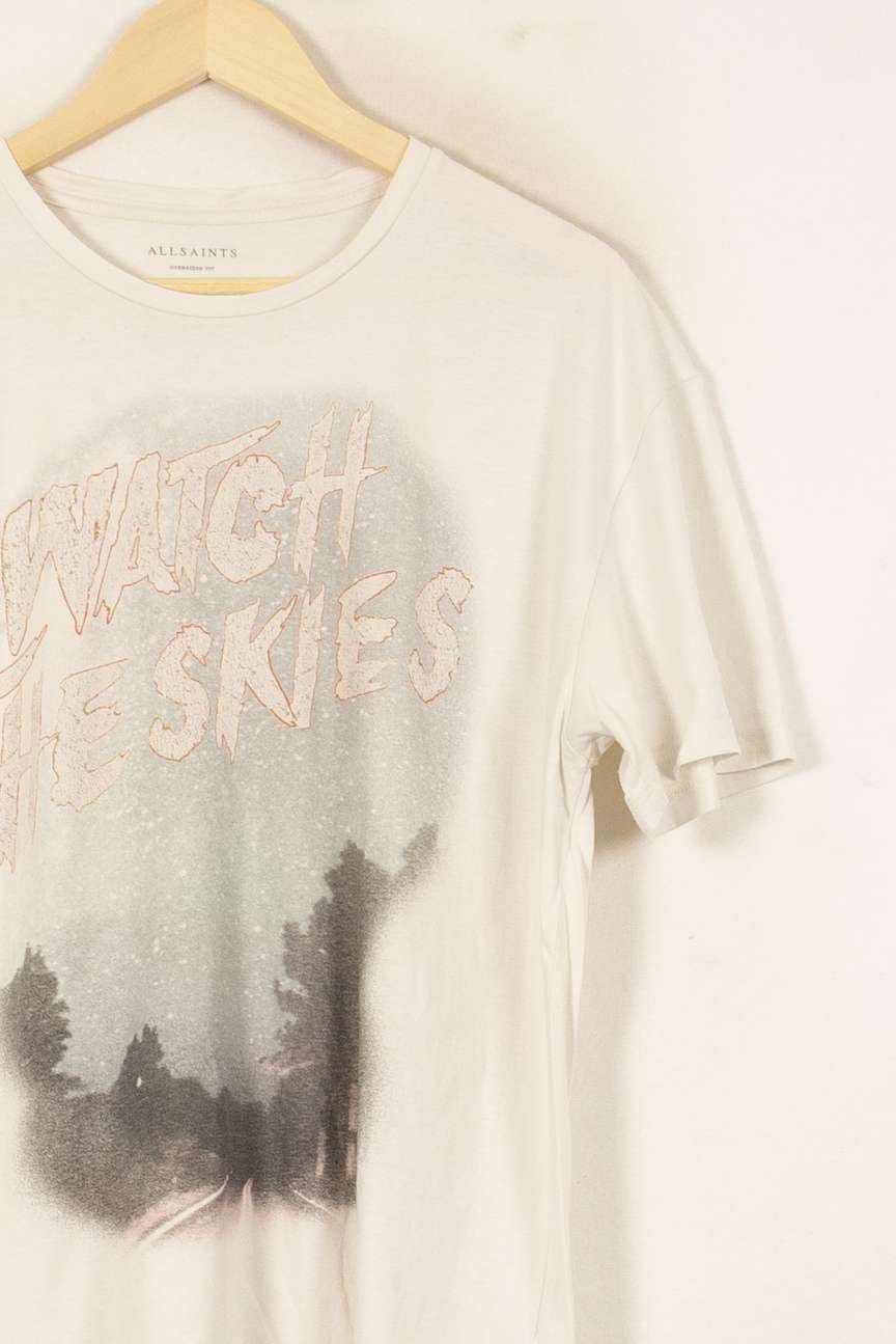 Tommy Badge T-shirt ALLSAINTS - Seconde main White