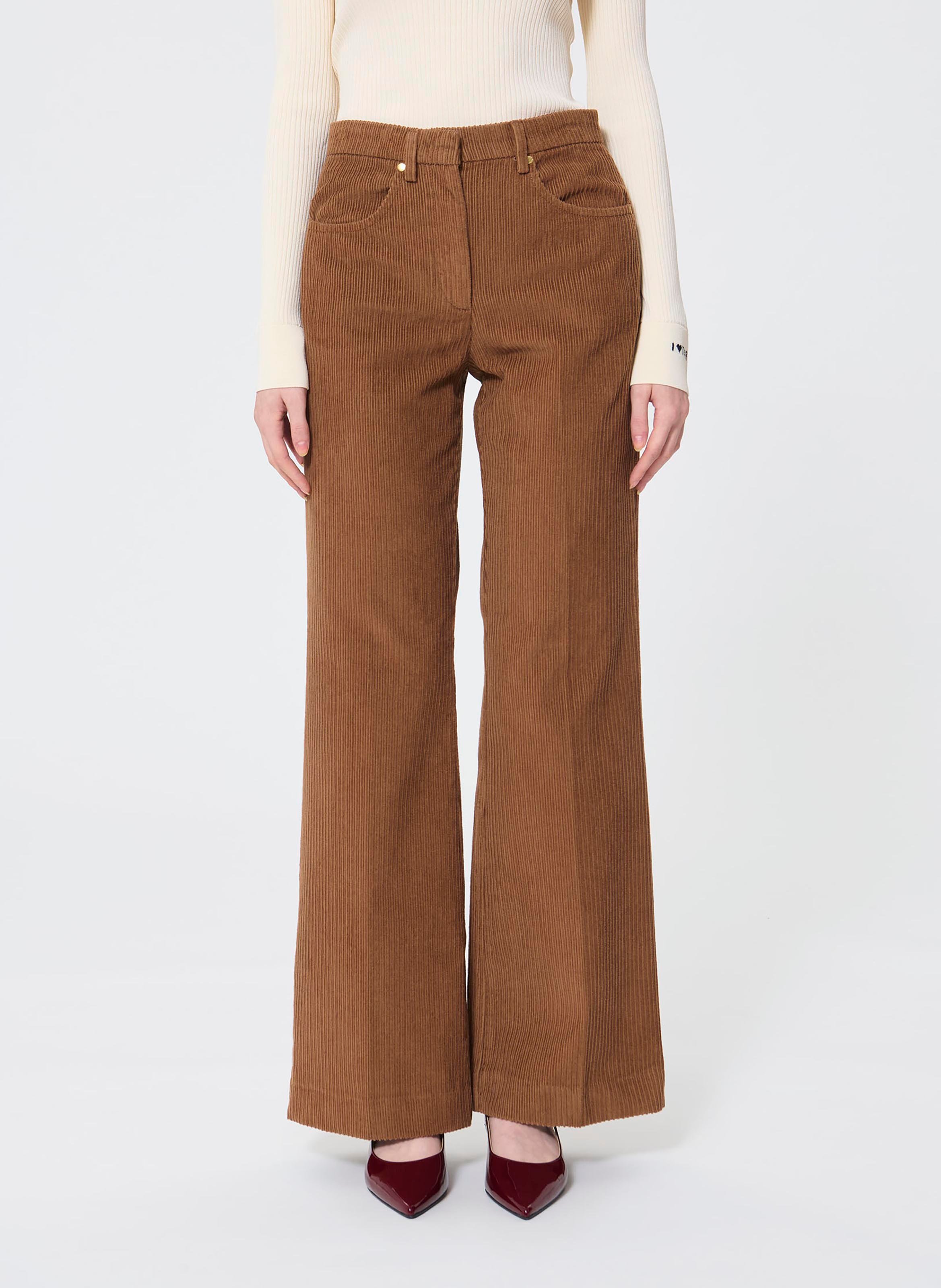 Pantaloni a zampa in velluto a coste TARA JARMON