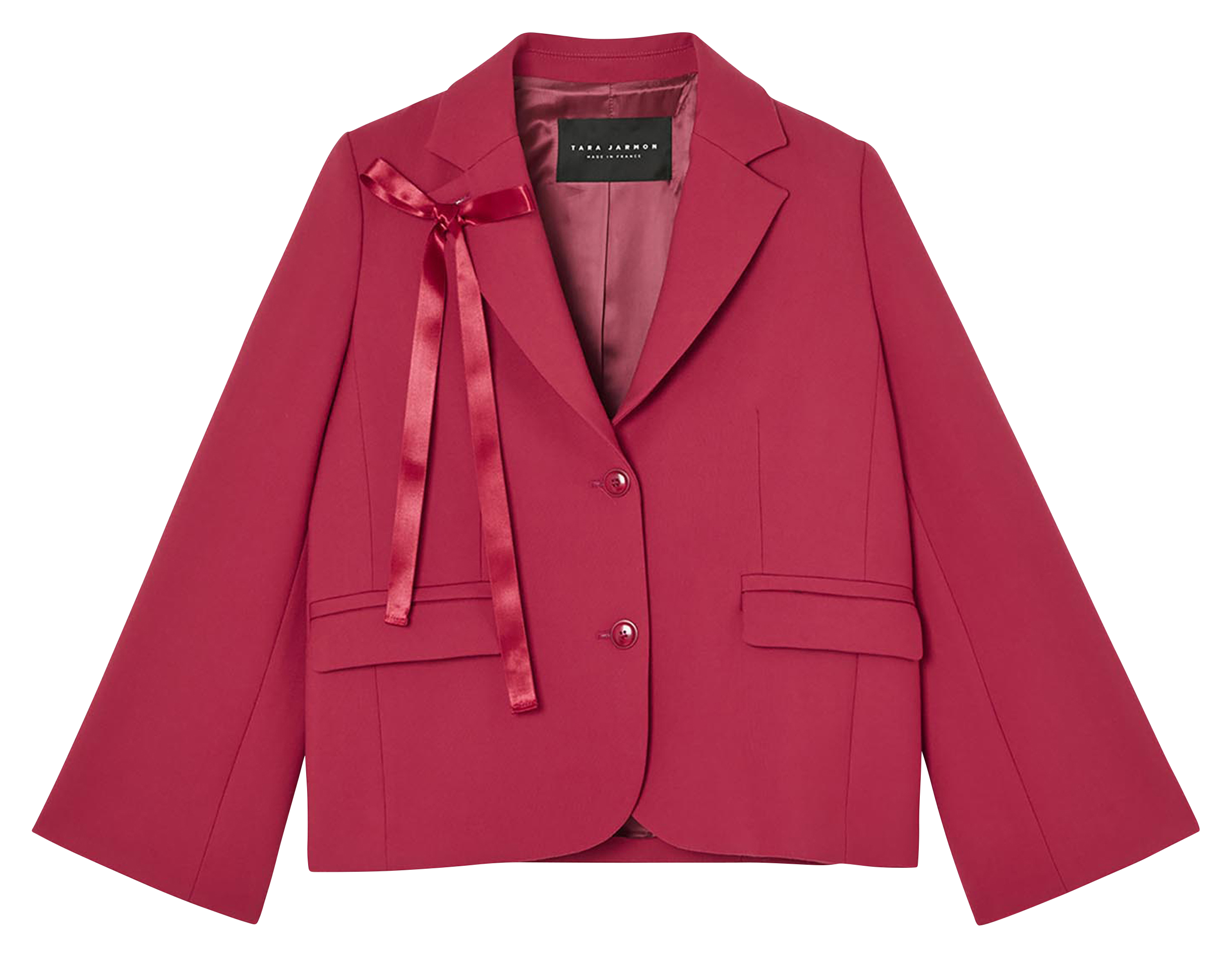 Blazer van wolmix TARA JARMON Rood