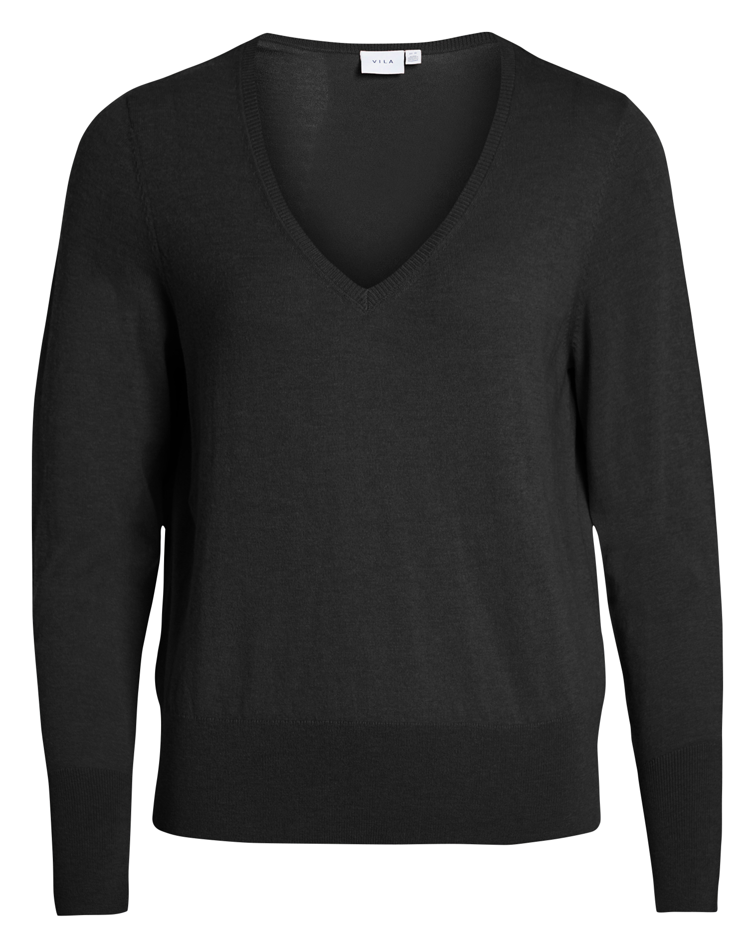 Pull col V en laine mélangée VILA