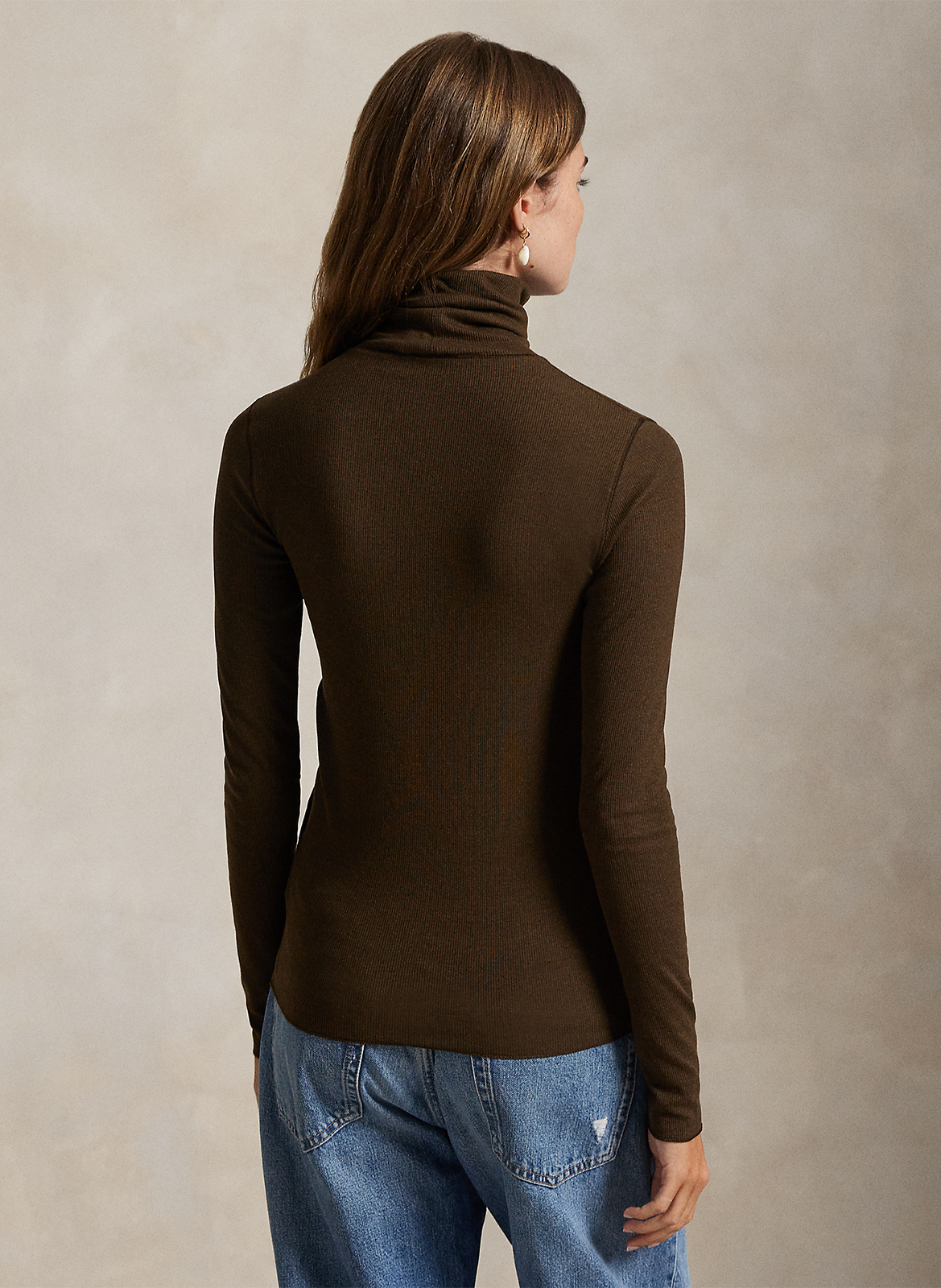 Pull col roulé  POLO RALPH LAUREN Marron