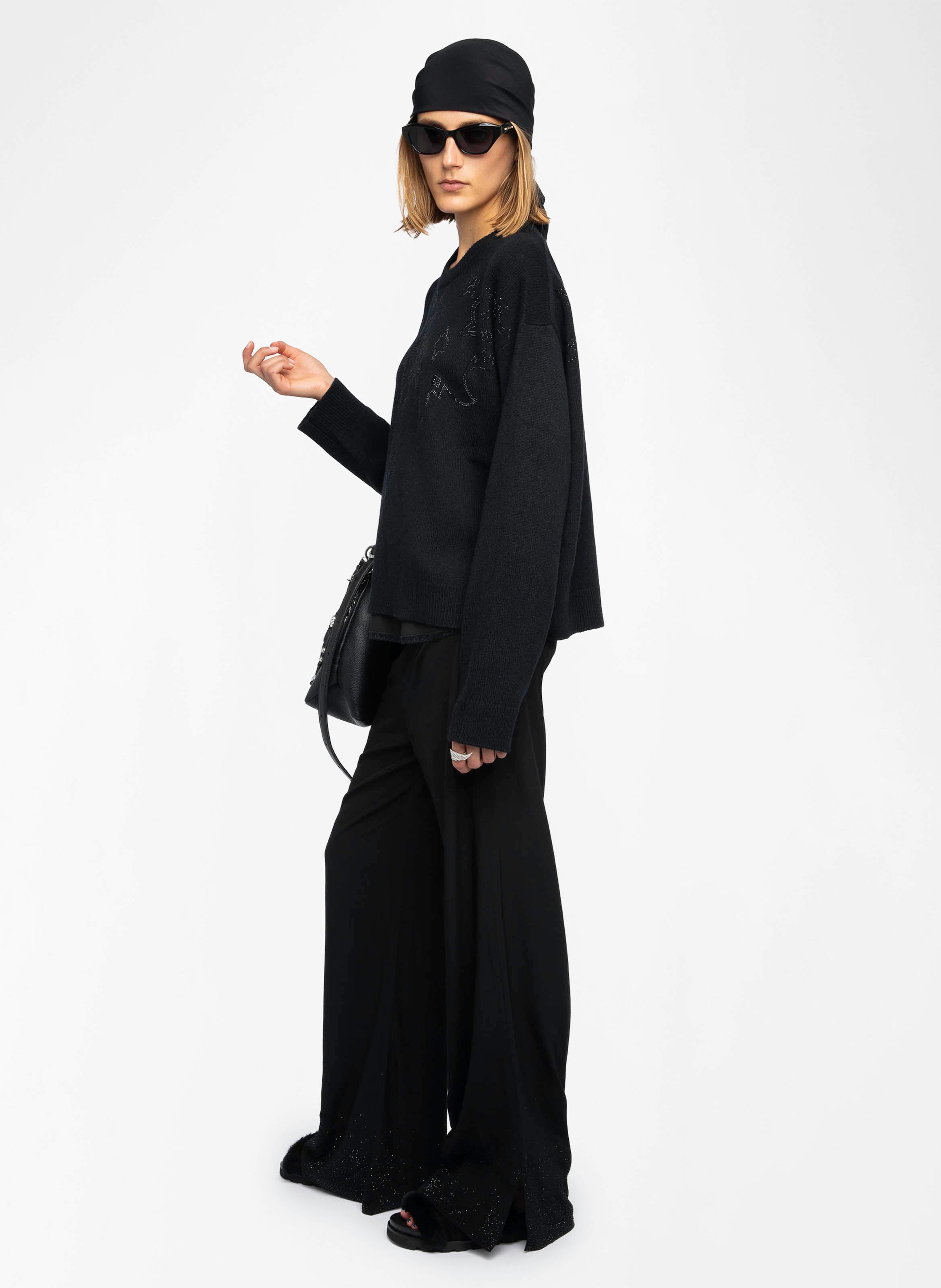 Pull col rond en cachemire  ZADIG&VOLTAIRE Noir