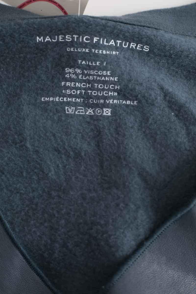 Sweater MAJESTIC FILATURES - SECONDE MAIN Blue