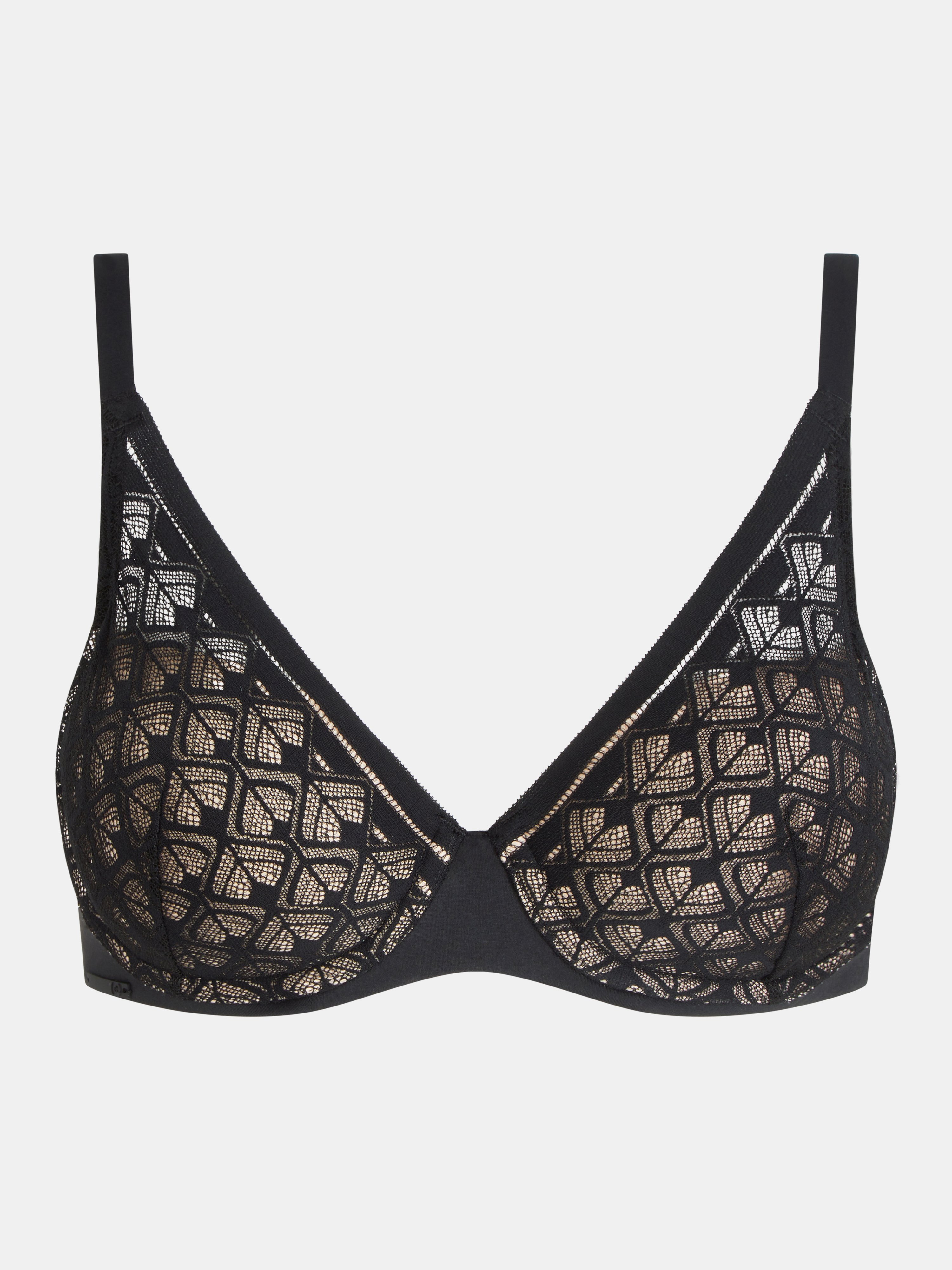 Memory foam half-cup bra CHANTELLE Black