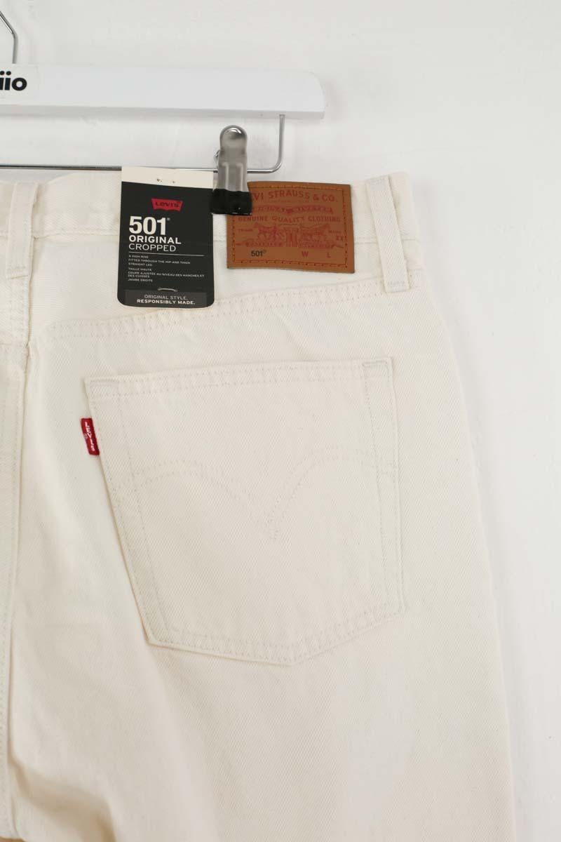 501 straight jeans LEVI'S - Seconde main White
