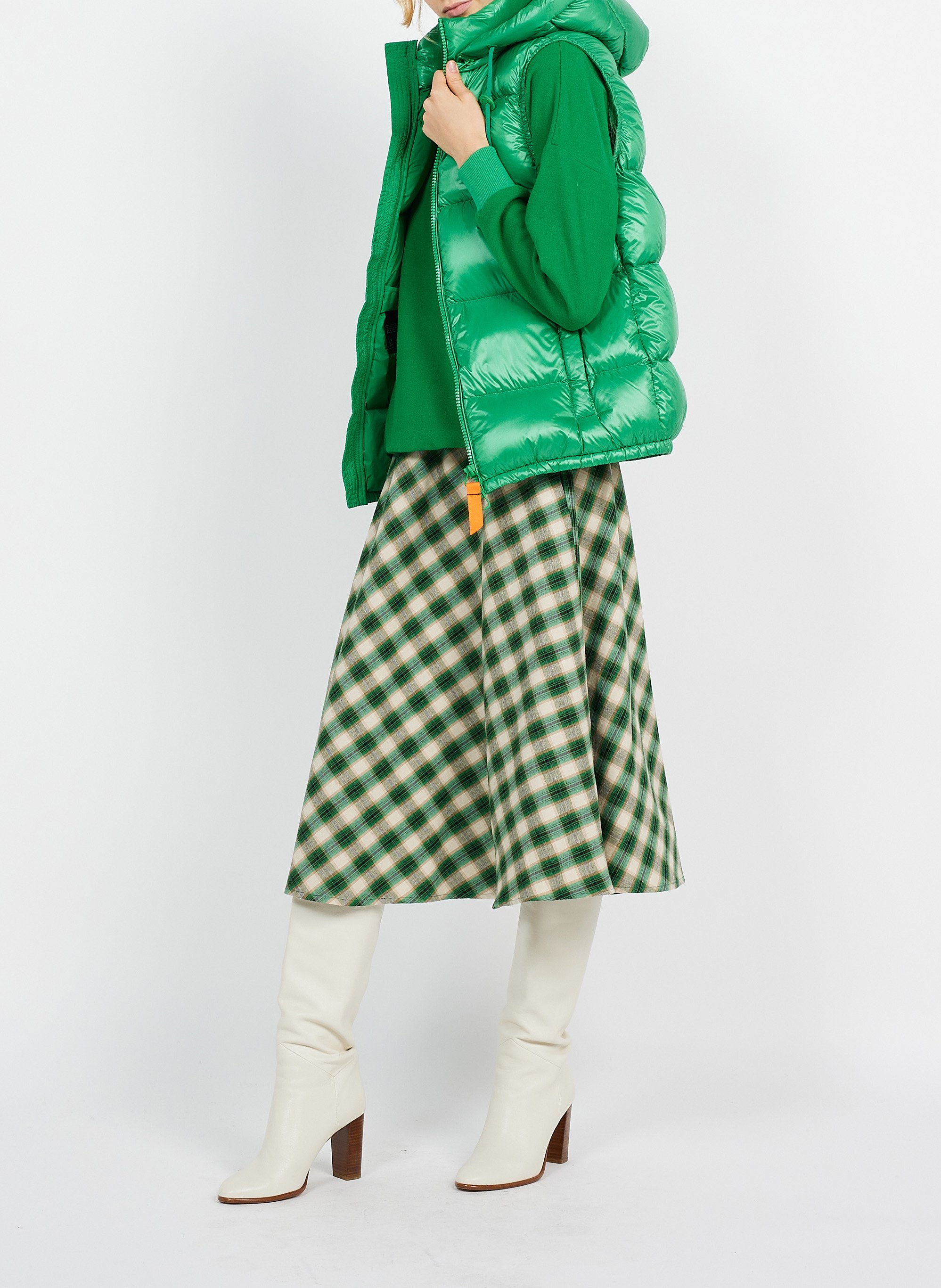 Sweater van scheerwolmix met ronde hals COLLECTORS CLUB Groen