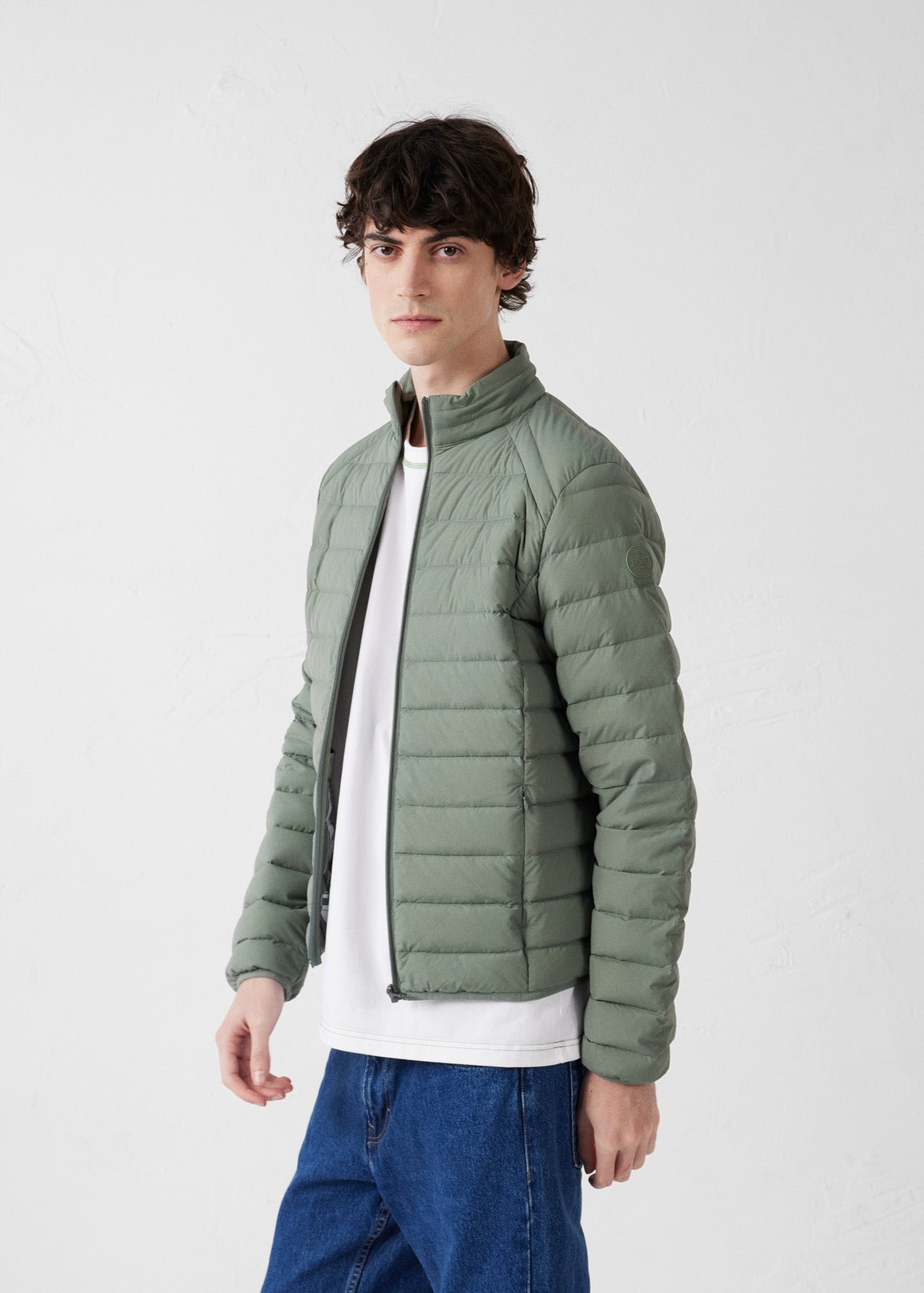 Stretch light down jacket Aragon JOTT Green