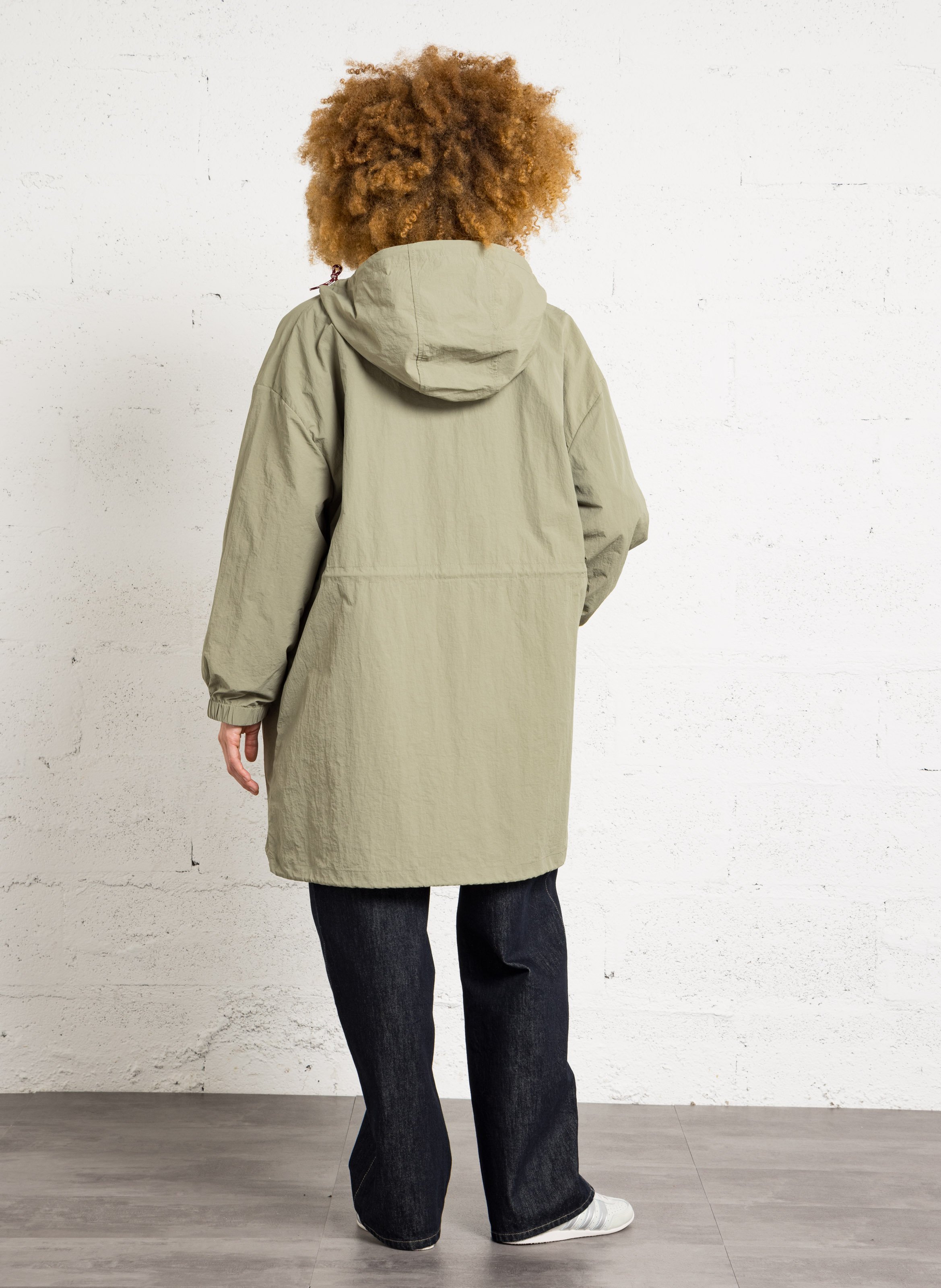Oversize-Blouson mit Kapuze BELLEROSE Grun
