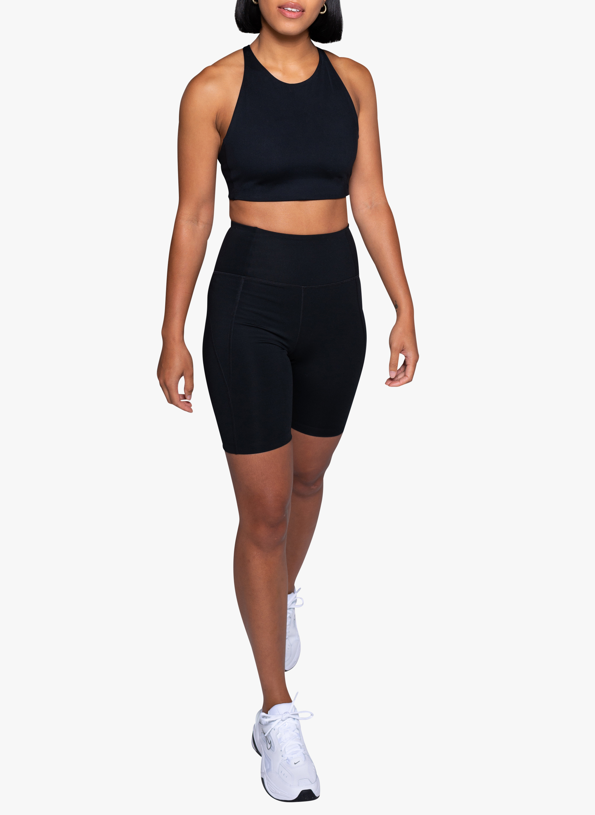 Brassière dos croisé Topanga GIRLFRIEND COLLECTIVE Noir