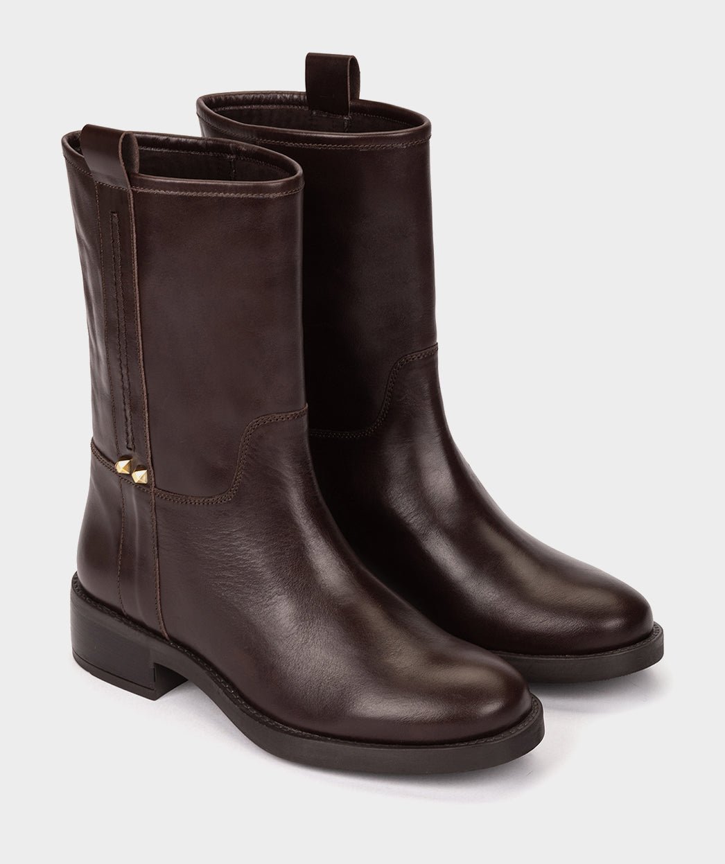 Brown embellished boots PEDRO MIRALLES Brown