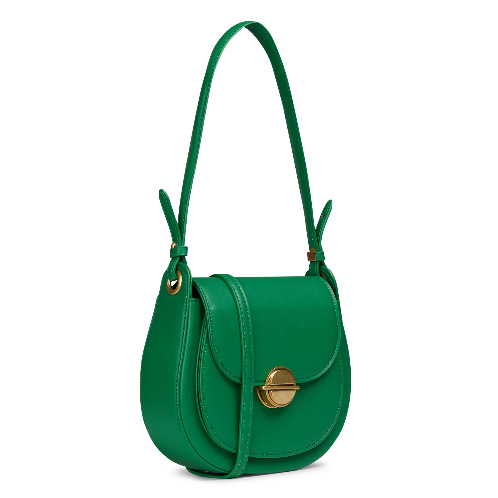 Bolso bandolera de ante AU PRINTEMPS PARIS Verde