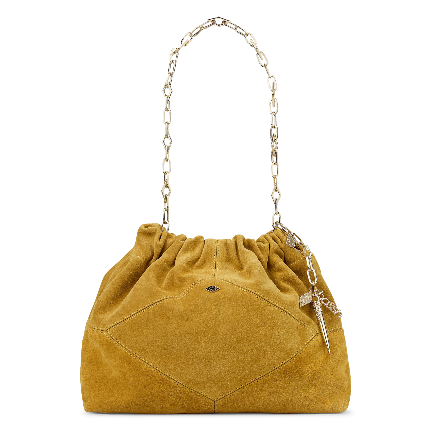 Sac bandoulière en daim BA&SH Jaune